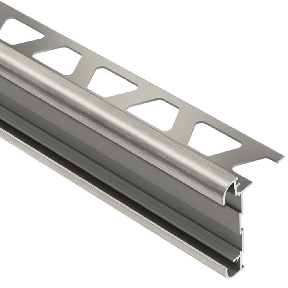 Schluter Systems RC80ATGB39 Rondec-CT 0.313-in W x 98.5-in L Brushed nickel anodized aluminum Aluminum Tile Edge Trim