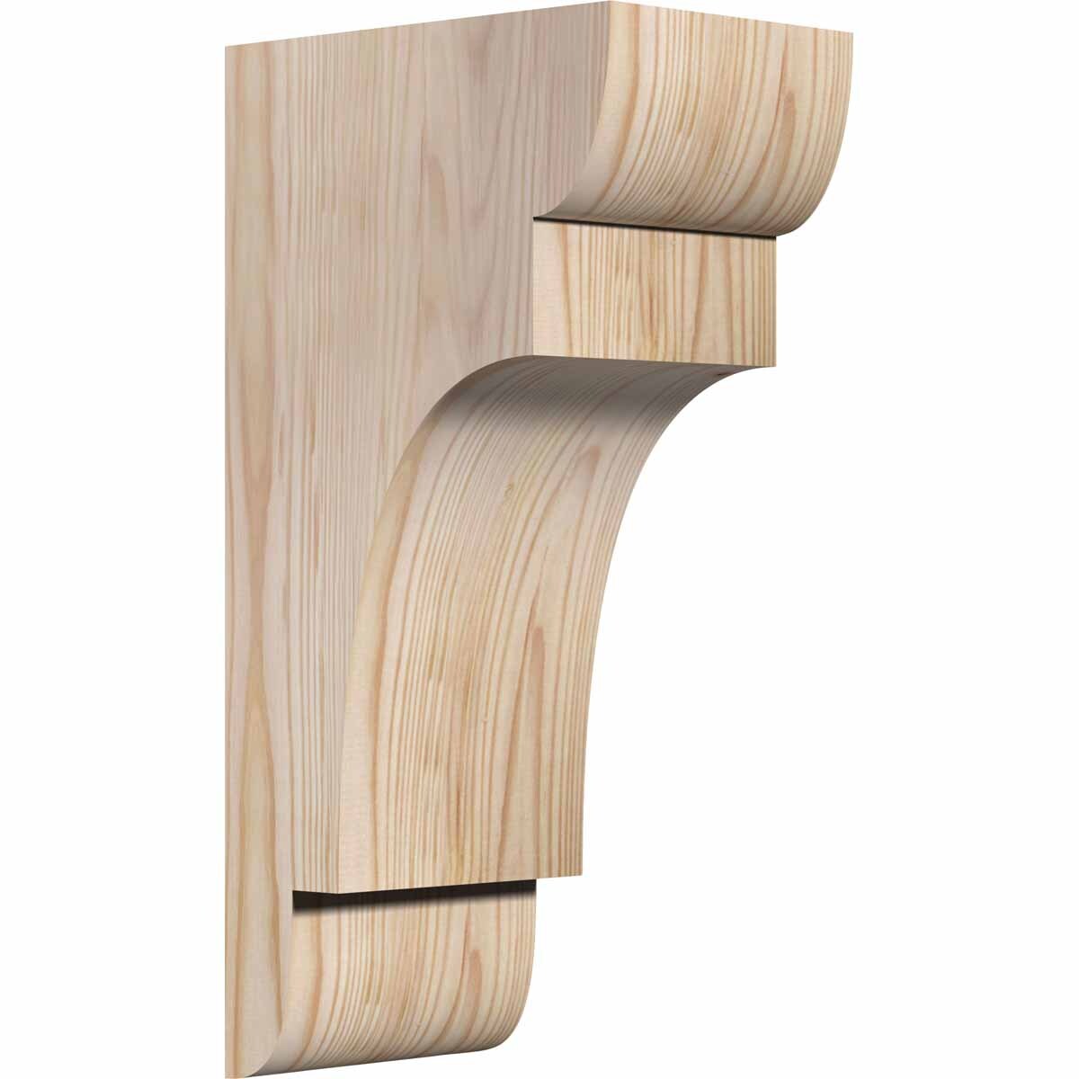 Ekena Millwork COR06X08X16NEB00SDF 5.5-in x 8-in x 16-in New brighton Unfinished Douglas fir Wood Paintable/Stainable Corbel