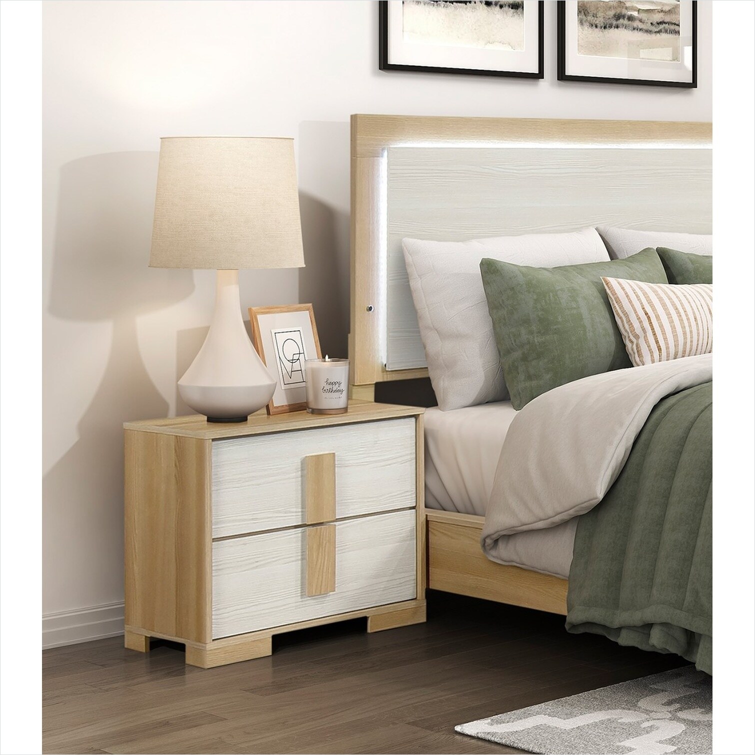 SUNCREAT 0FB0VD65F3JW nightstands - View #5