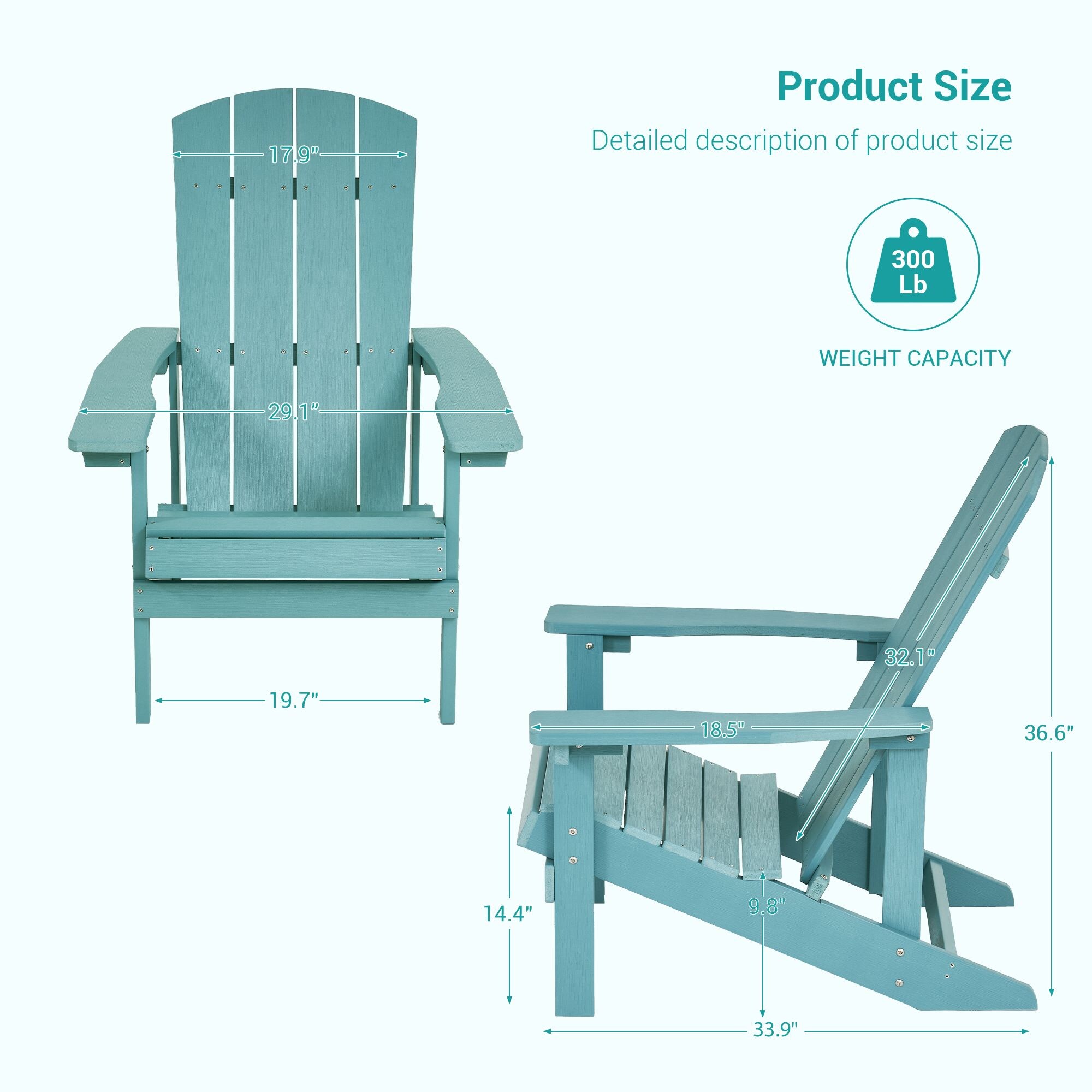 ACEGOSES LW-AC-05-LB-4 Patio-Chairs - View #2