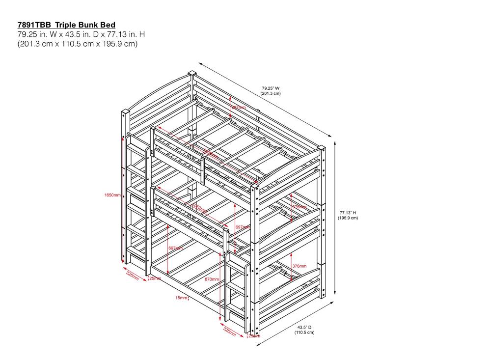 DHP DL7891TBBG Bunk-Beds - View #7