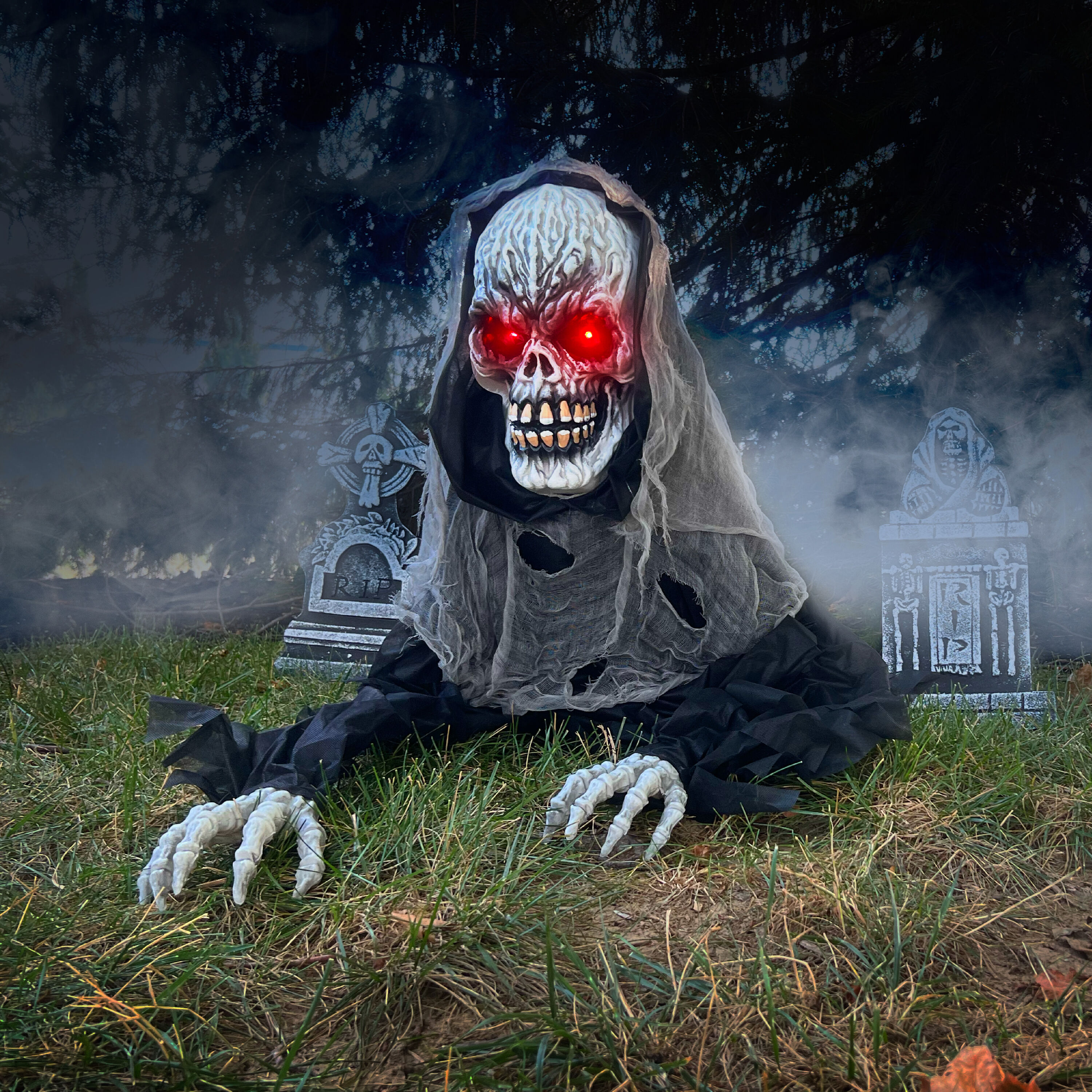 Haunted Hill Farm HHFJSKEL-3LSA Halloween-Animatronics - View #5