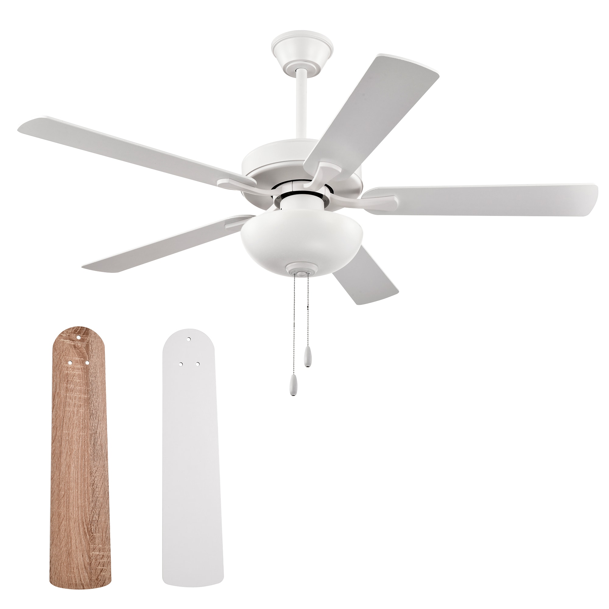 Edvivi FFG7306WH Ceiling-Fans - View #2