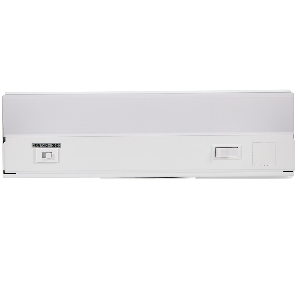 12" White Gloss LED Under Cabinet Light with Color Changing