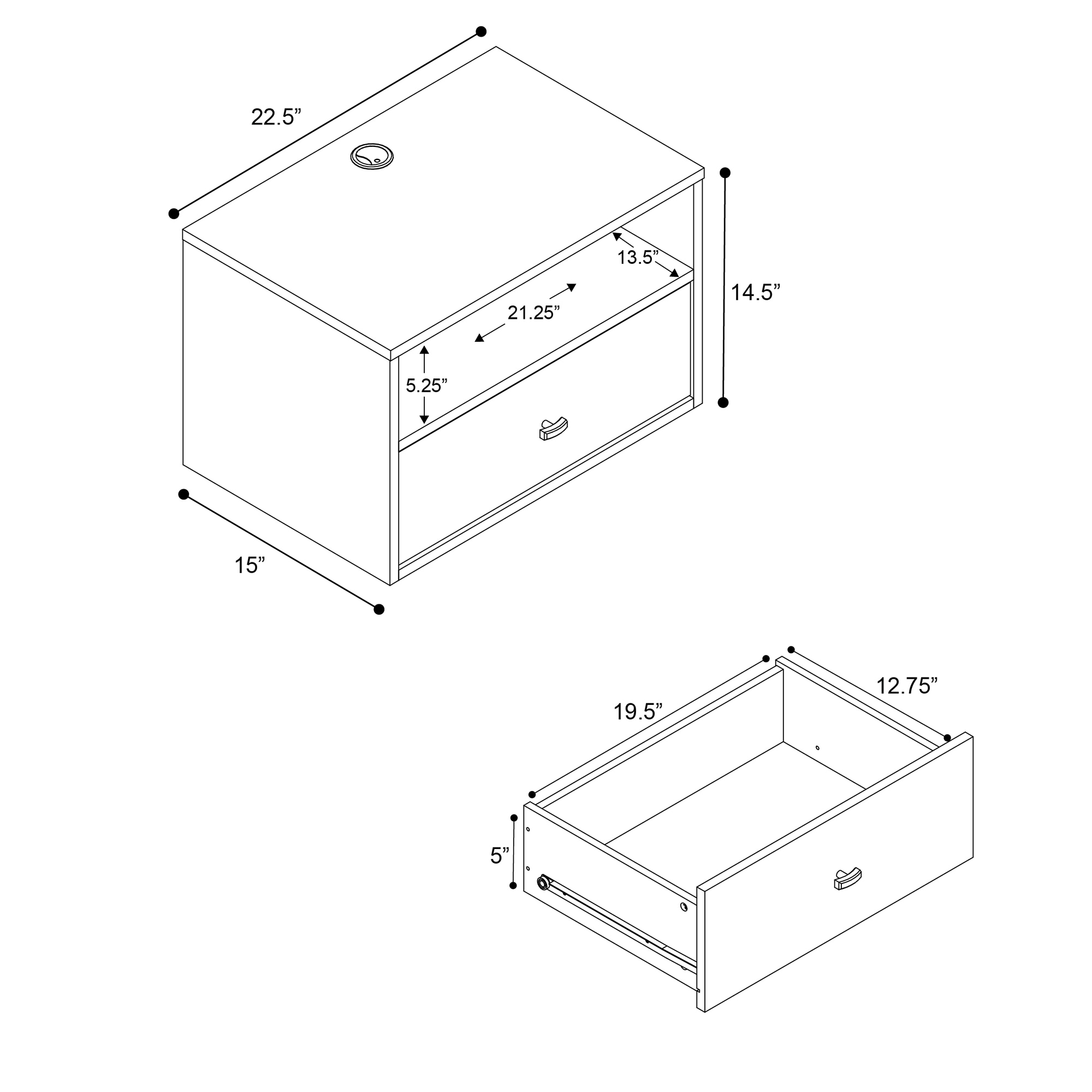 Prepac WRBW-1402-2M nightstands - View #5