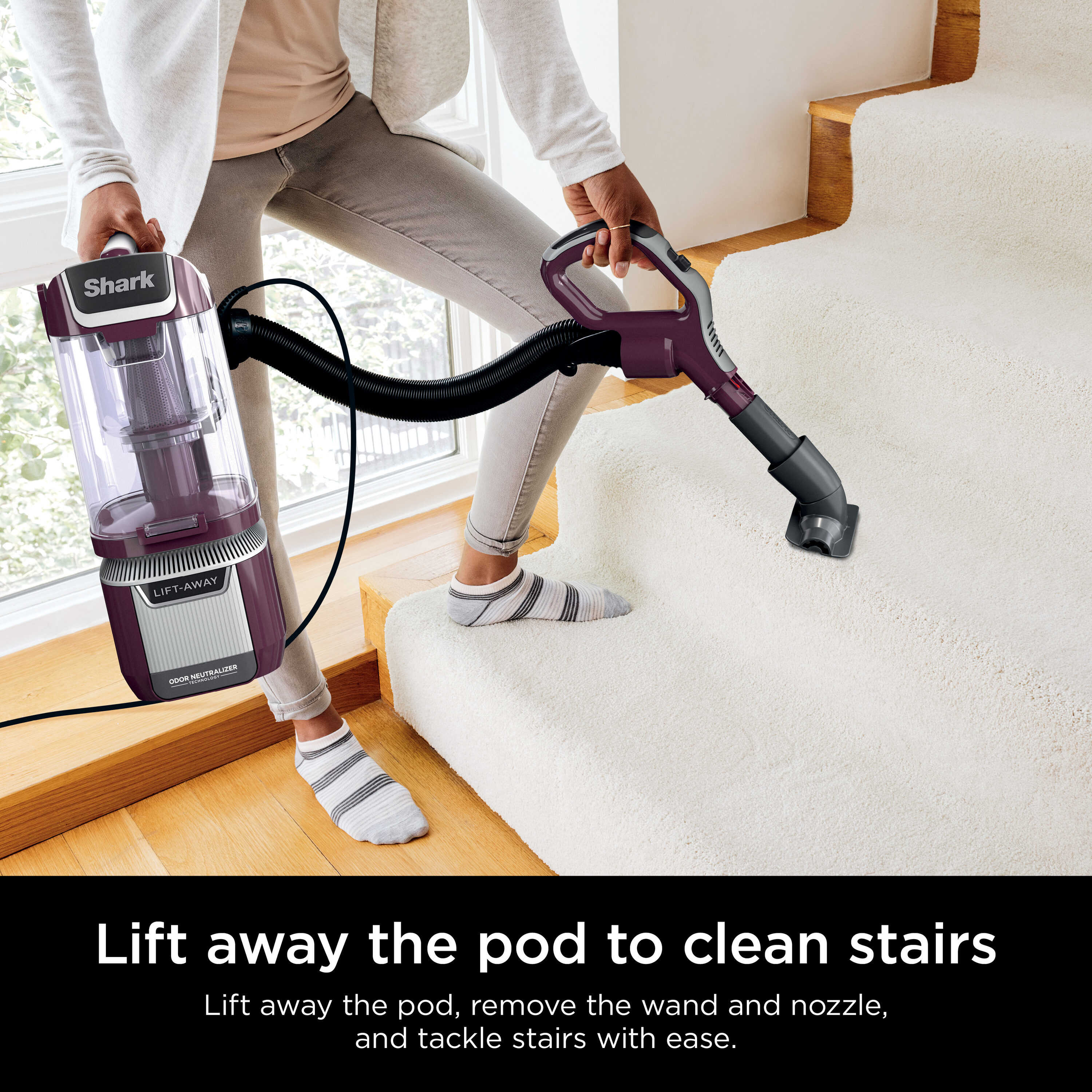 Shark Rotator Lift-Away ADV Corded Pet Upright Vacuum with HEPA Filter LA702 Sansujyuku sansujyuku.com