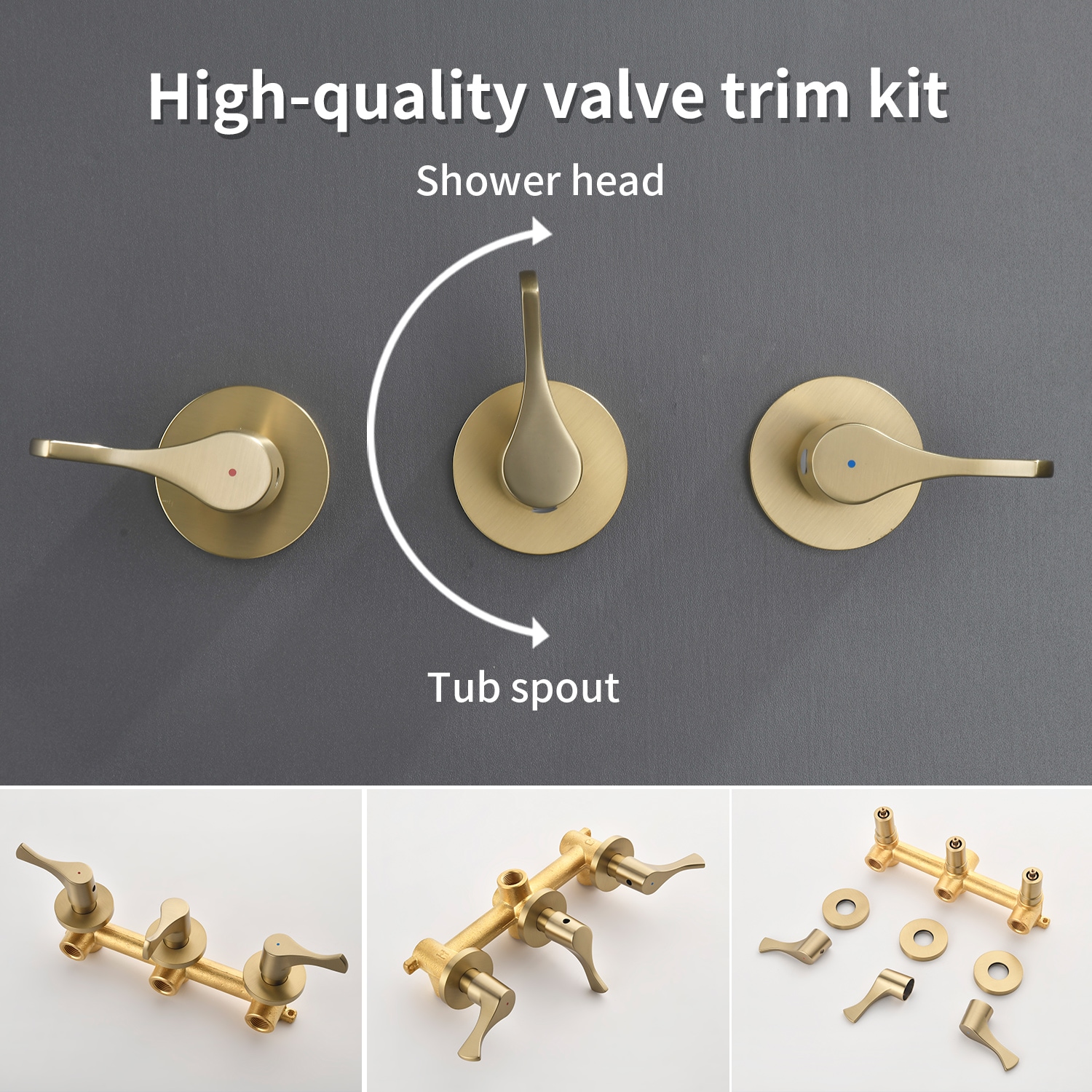 WELLFOR QJ-K-HS19655B01 Showerhead-Bar-Panels - View #6