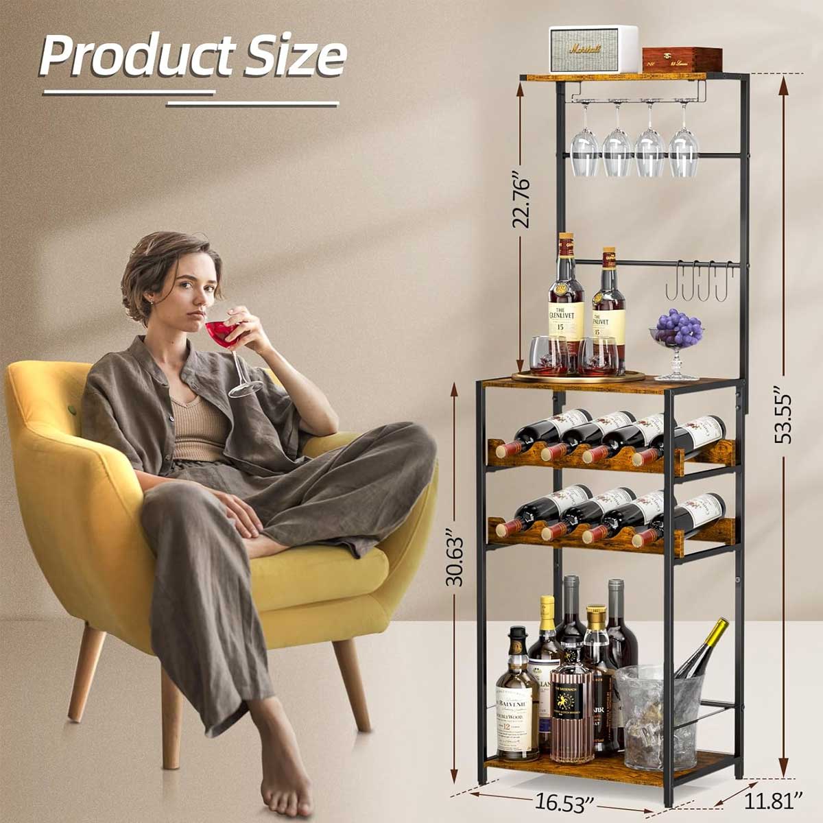 Aoibox LABWR022 Wine-Racks - View #2