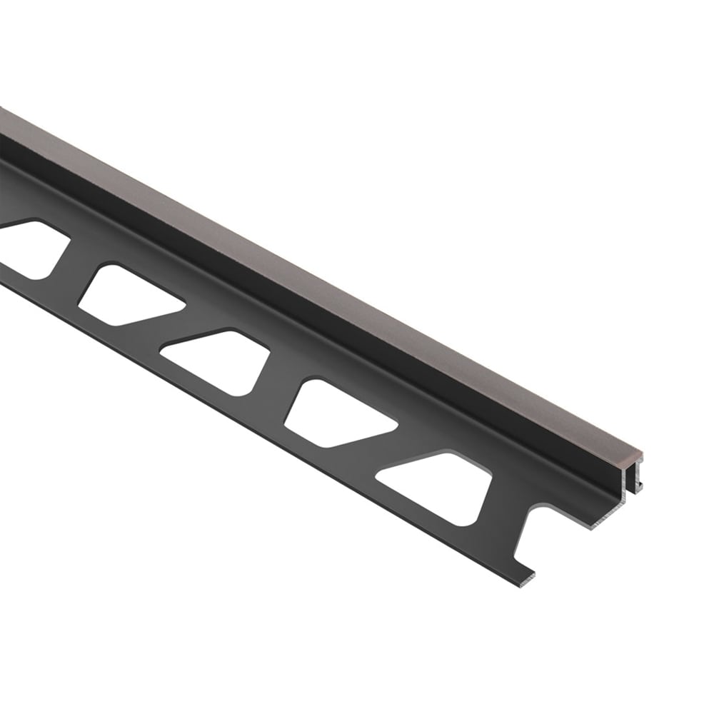 Schluter Systems BWA45DA Dilex-BWA 0.188-in W x 98.5-in L Dark anthracite PVC Movement joint Tile Edge Trim