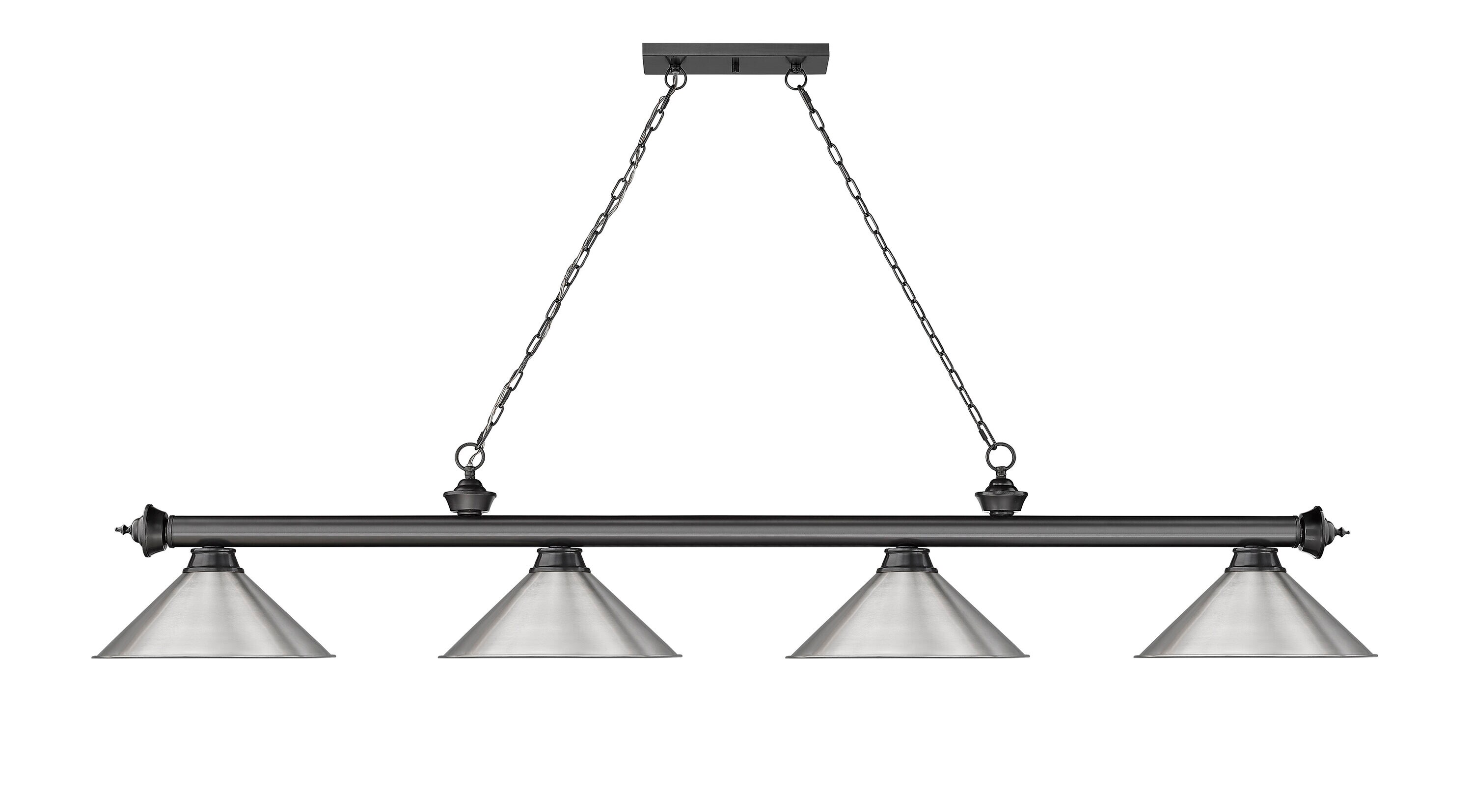 Z-Lite 2306-4BP-BN15 Pool-Table-Lighting - View #2