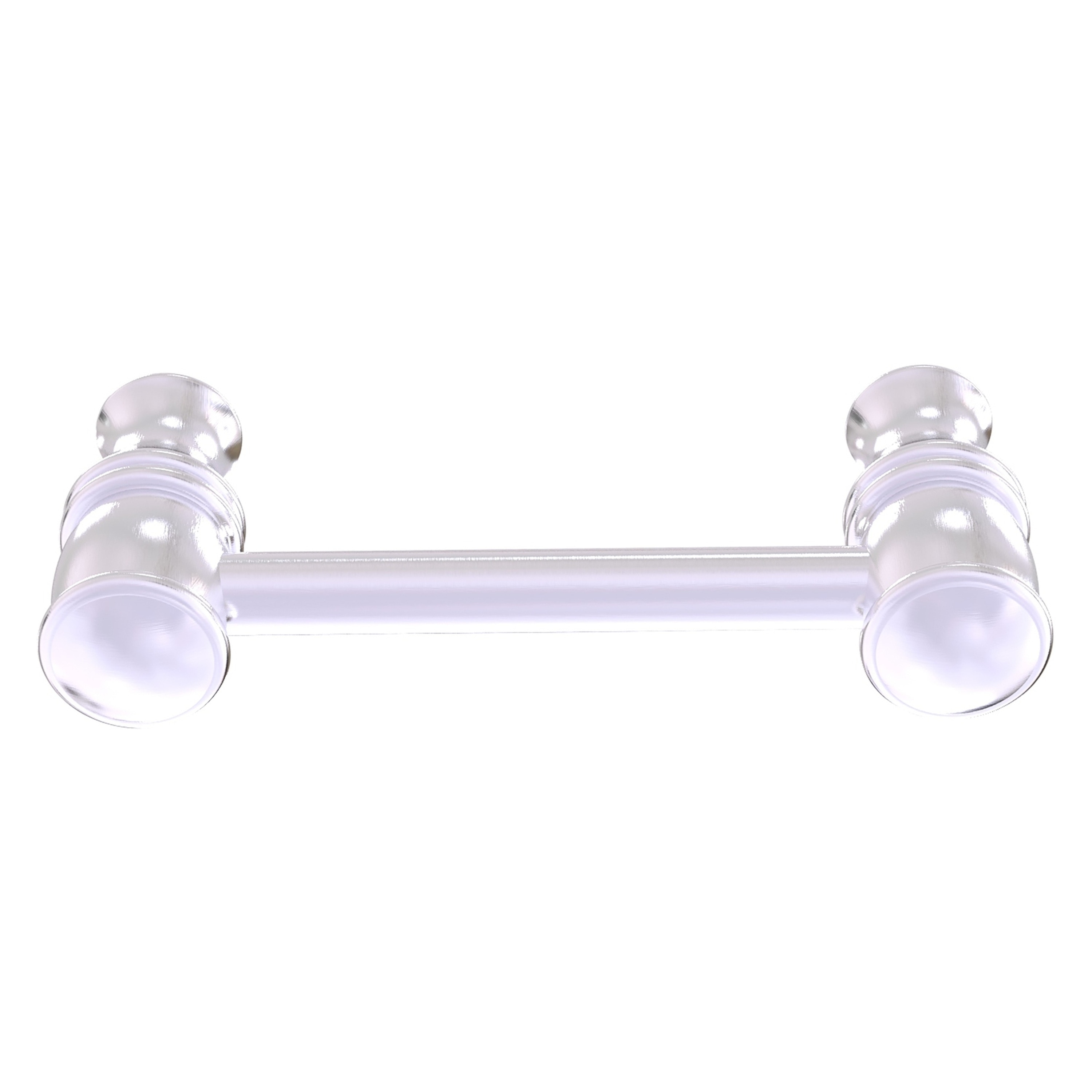 Allied Brass CL-30-3-SCH Carolina 3-in , 76mm Center to Center Satin Chrome Dual Mount Cylindrical Bar For Use on Appliances Drawer Pulls