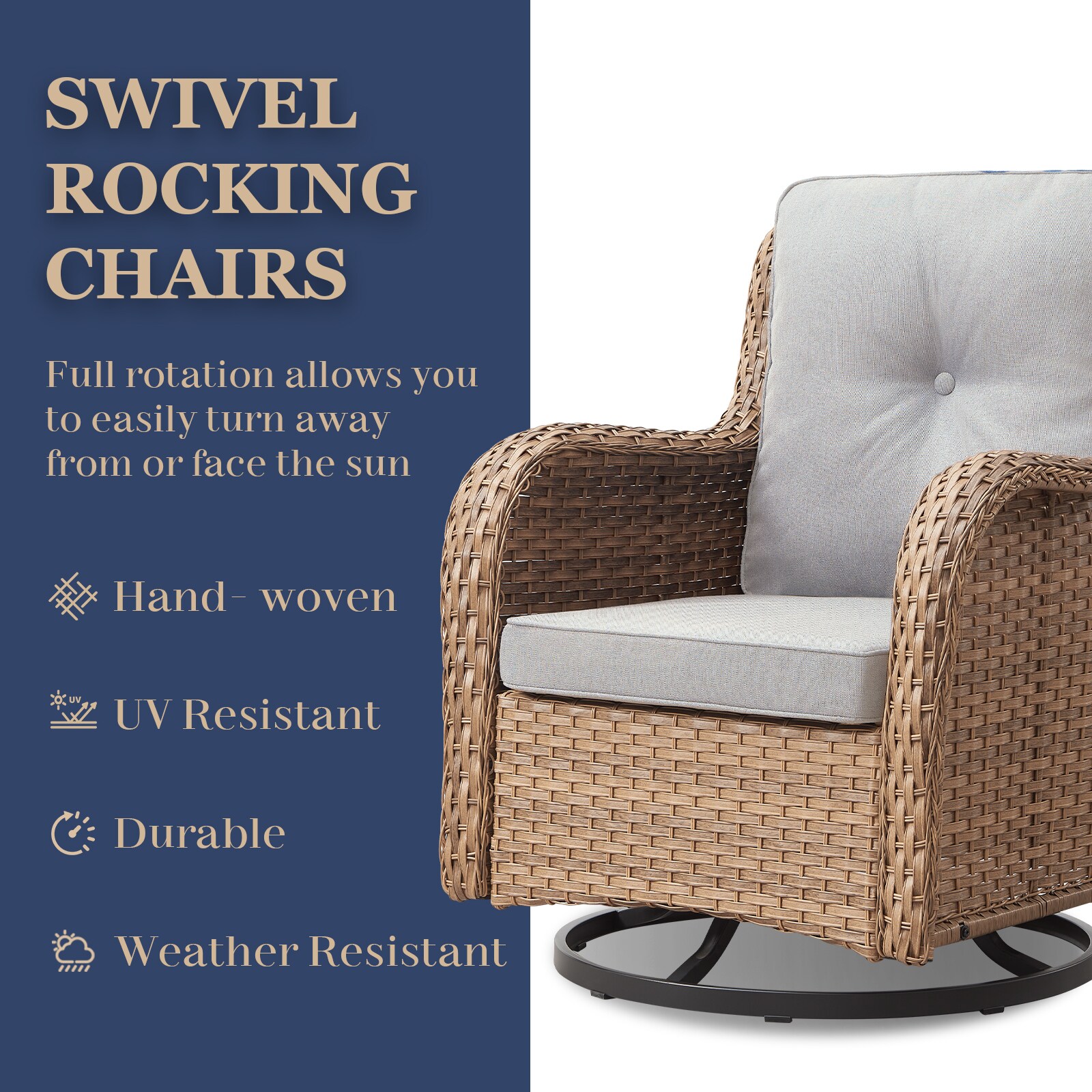 Pocassy PJ110-2 Patio-Chairs - View #5