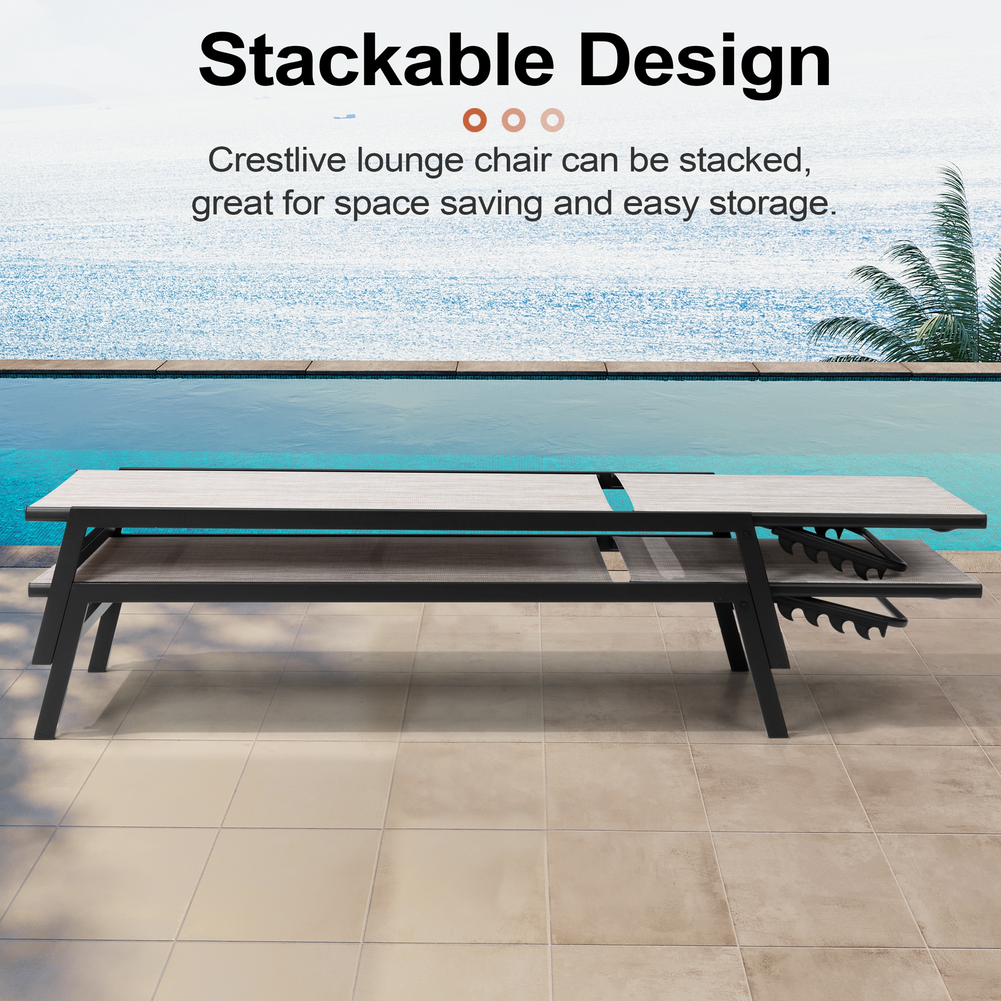 Crestlive Products CL-LG030BEI-2 Patio-Chairs - View #6