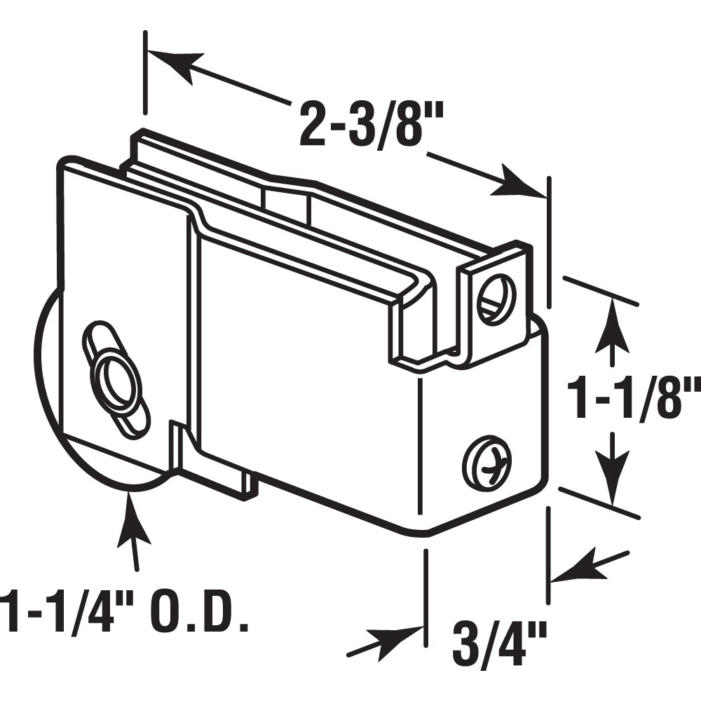Prime-Line D 1515 Sliding-Patio-Door-Roller-Assemblies - View #2