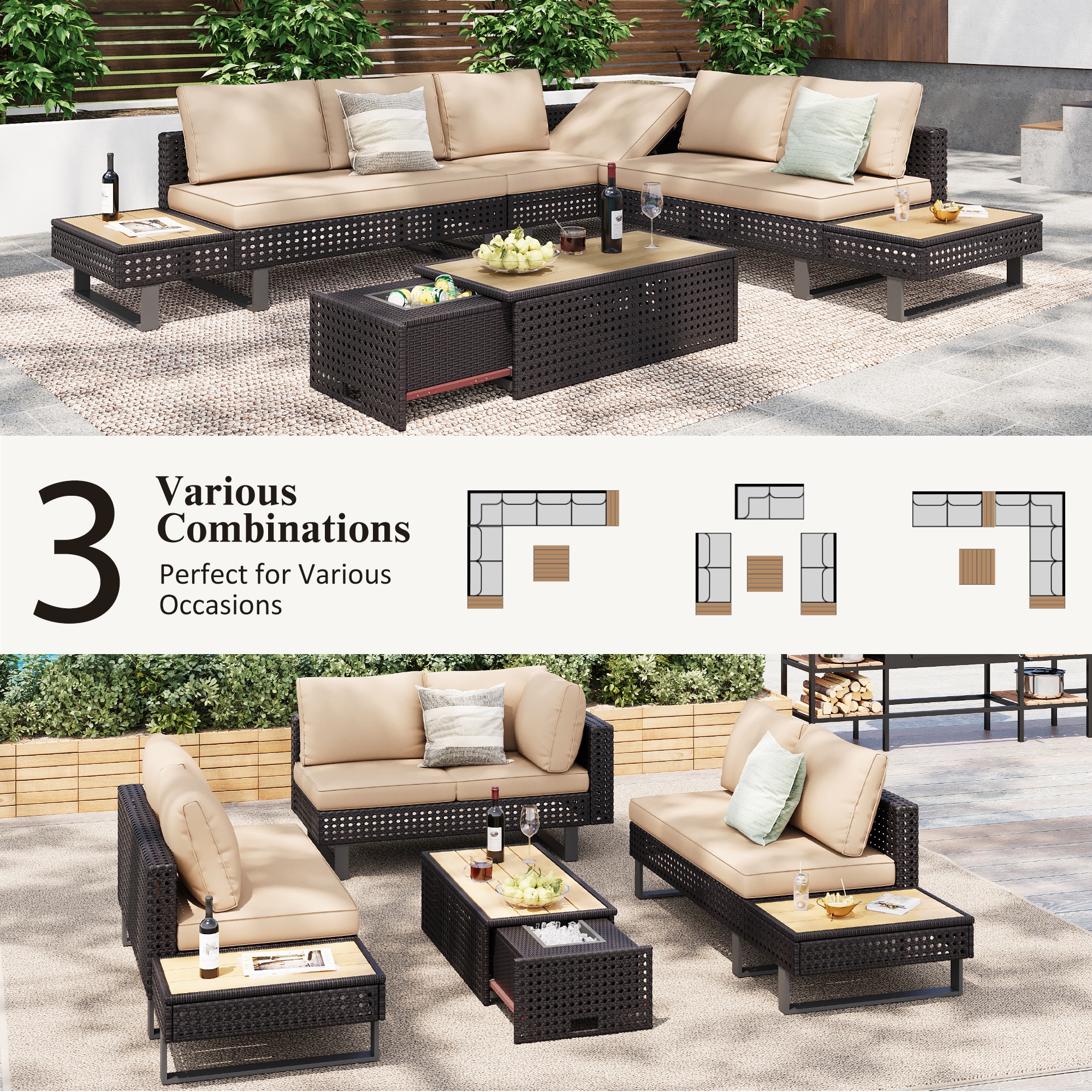 BABOOM BOM-000013K-OR Patio-Conversation-Sets - View #11