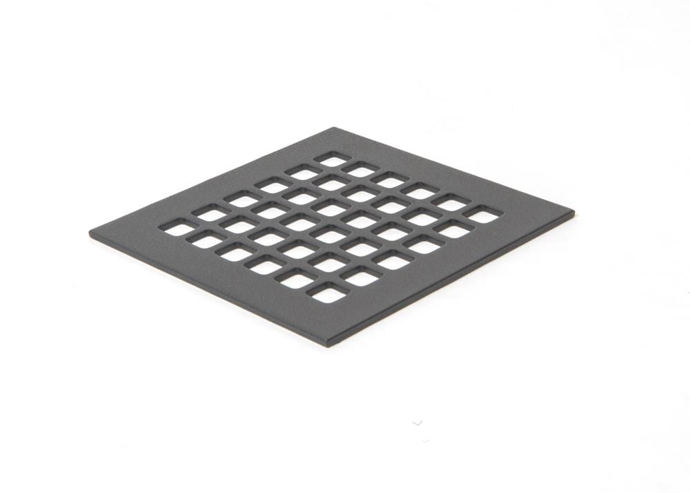 Reggio Register G808-SBH 6-in x 6-in Steel Black Floor Register