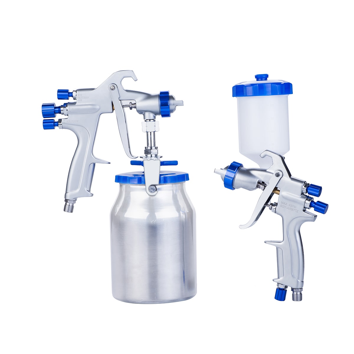 Complete Pneumatic Airbrush Kit With Hose And Compressor Spray Gun