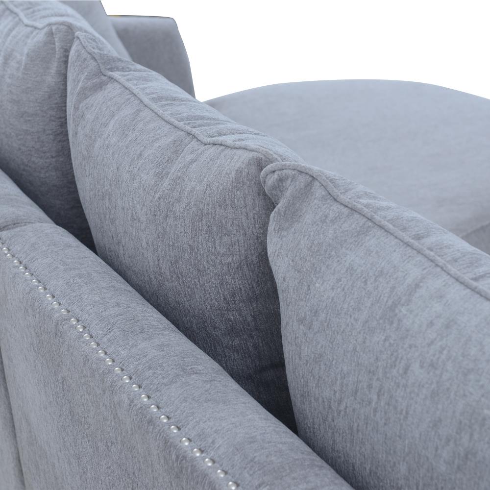 Armen Living LCQNCOGR Sofas-Loveseats - View #6