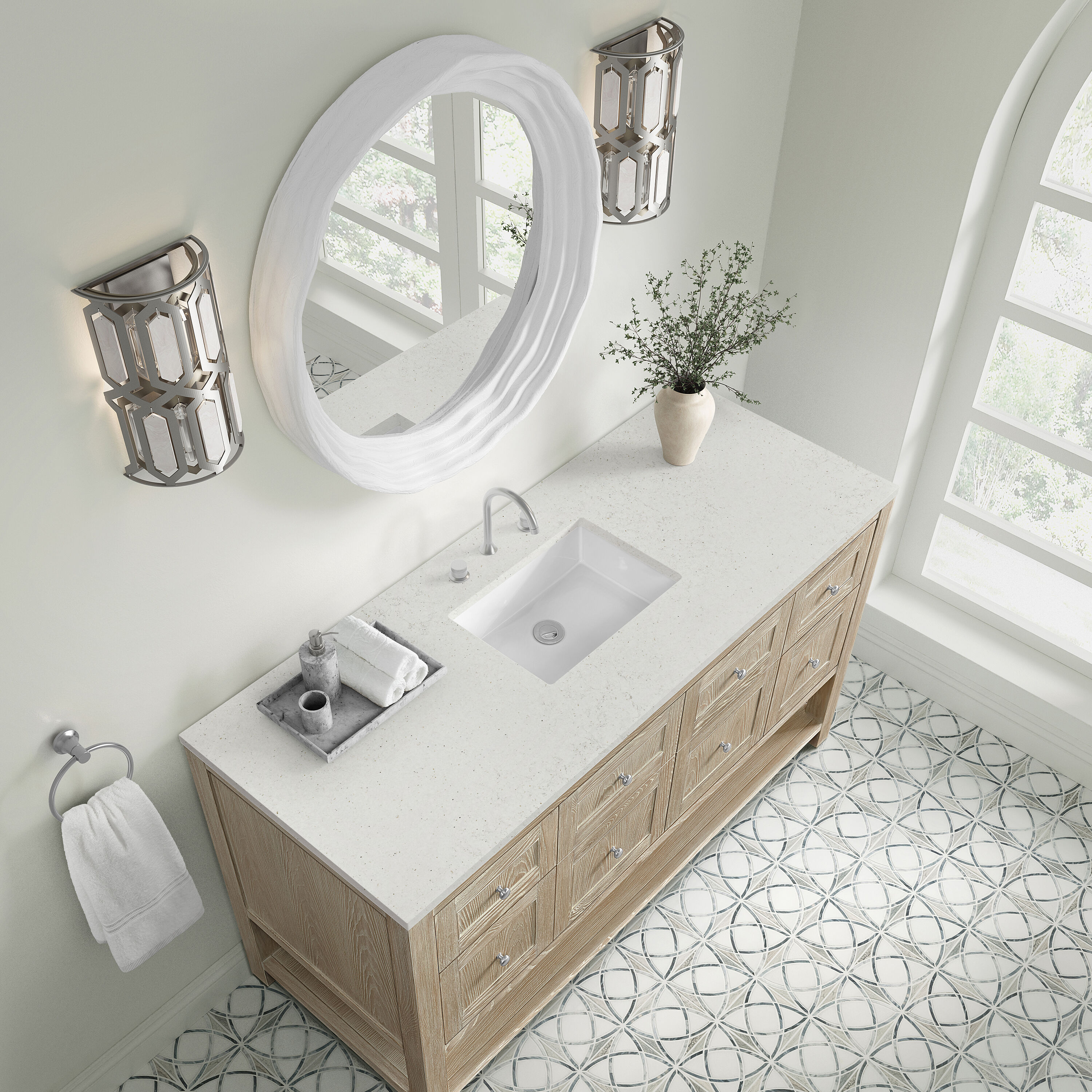 James Martin Vanities 330-V60S-WWO-3LDL Bath-Vanity-Combo - View #6