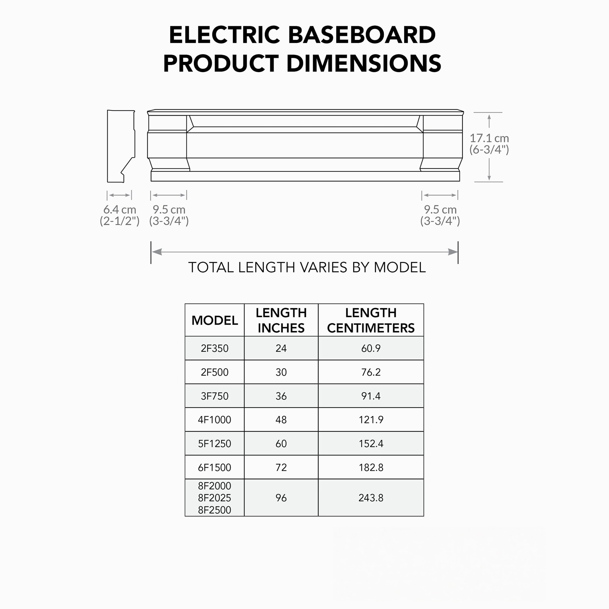 Wudkey ZXR2488 Electric-Baseboard-Heat - View #4
