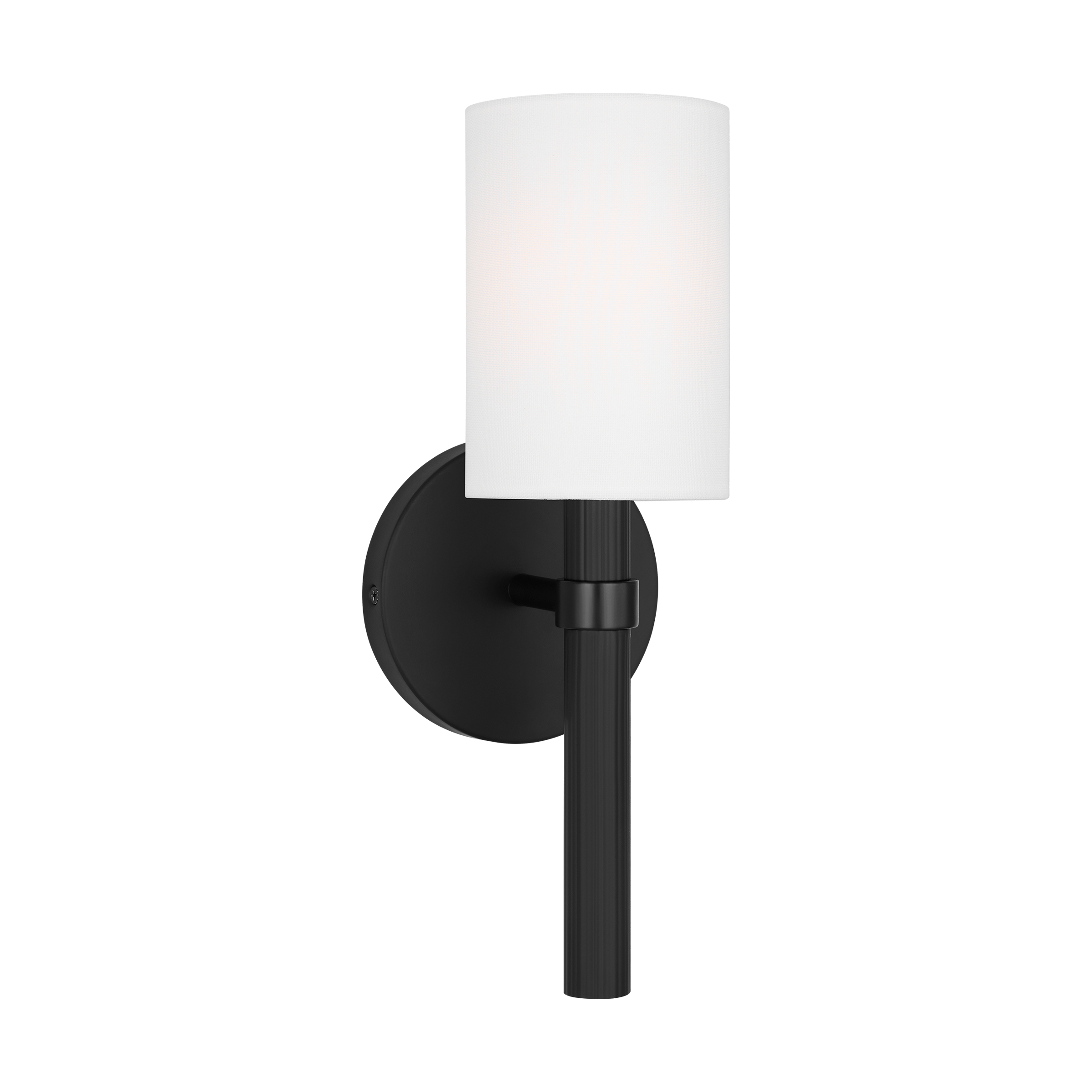 Scott Living DJW1061MBK Manor 6-in 1 -Light Black Transitional Vanity light