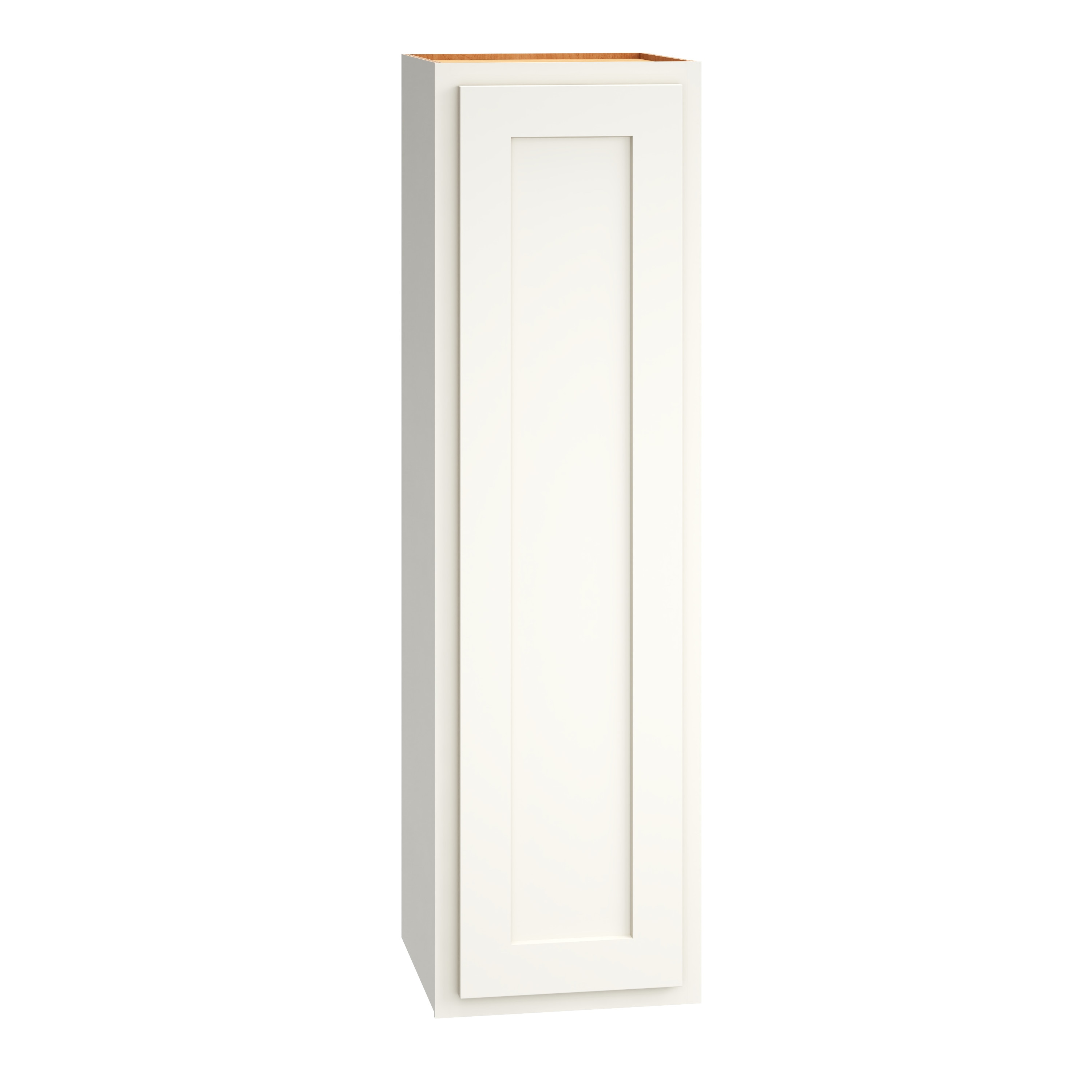 Diamond Express 321 W1242R Jamestown 12-in W x 42-in H x 12-in D White Partial Overlay Wall Fully assembled Plywood Cabinet (Recessed Panel Shaker)