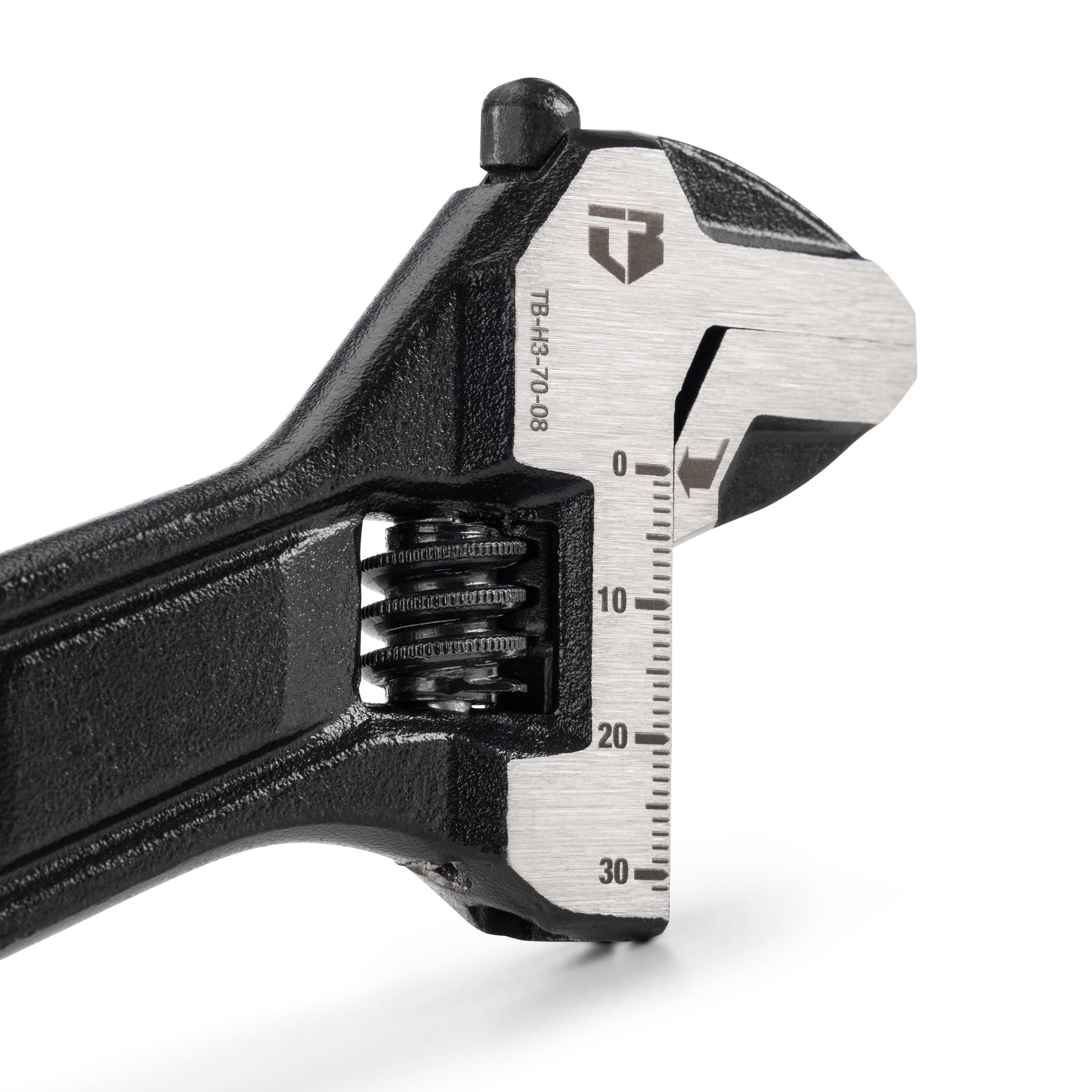 BLACK & DECKER 8-in Hardened Steel Adjustable Wrench at