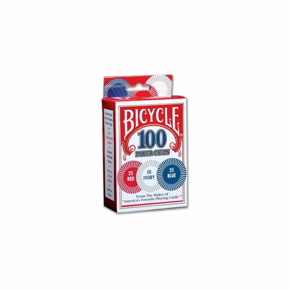  JNSN52272 United States Playing Cards 1006252 100 Bicycle Poker Chips