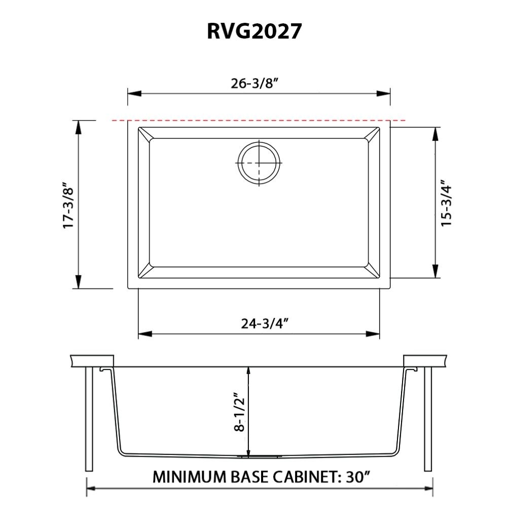 Ruvati RVG2027WH Kitchen-Sinks - View #15