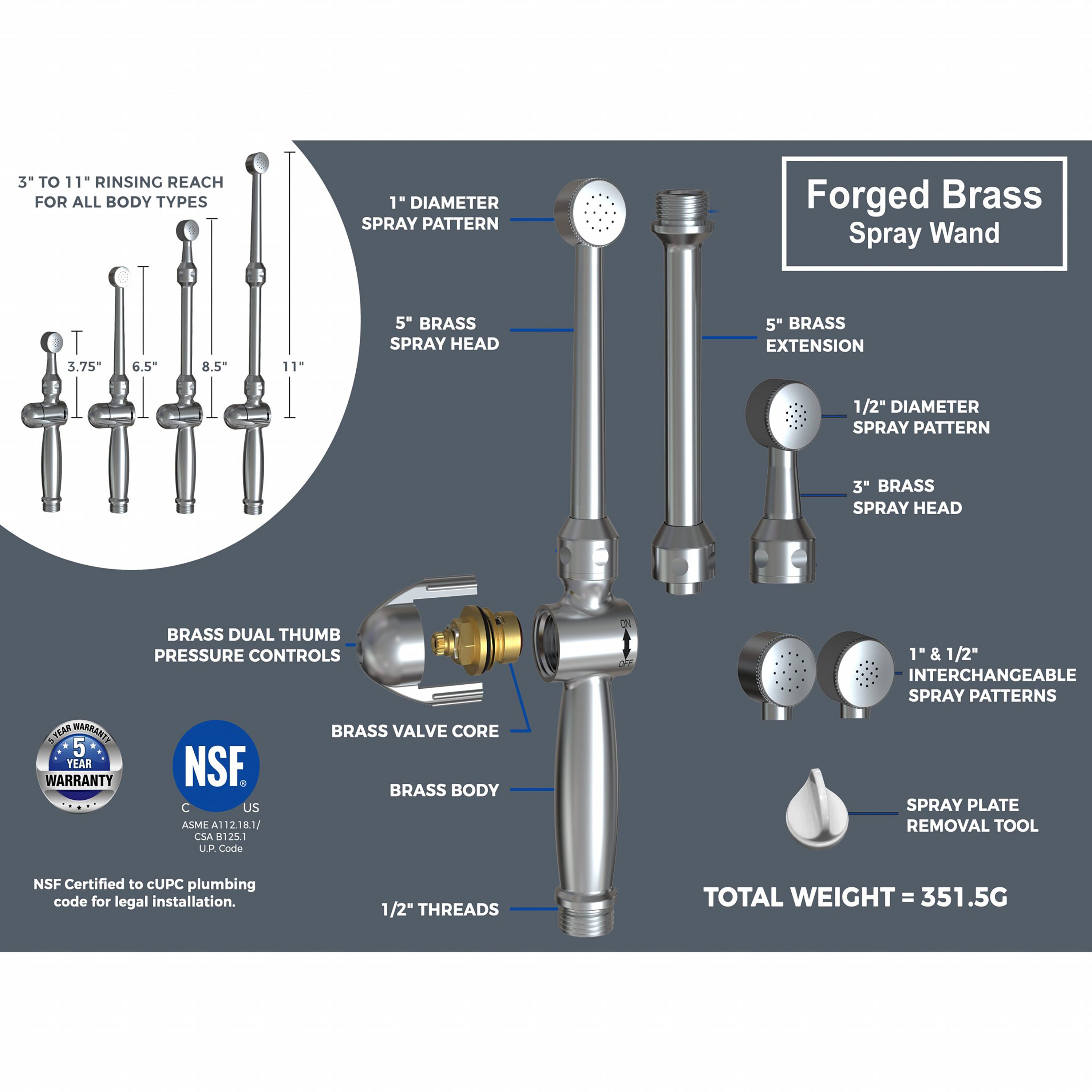 Aquaus ABT-360 BRASS Handheld-Bidets - View #4