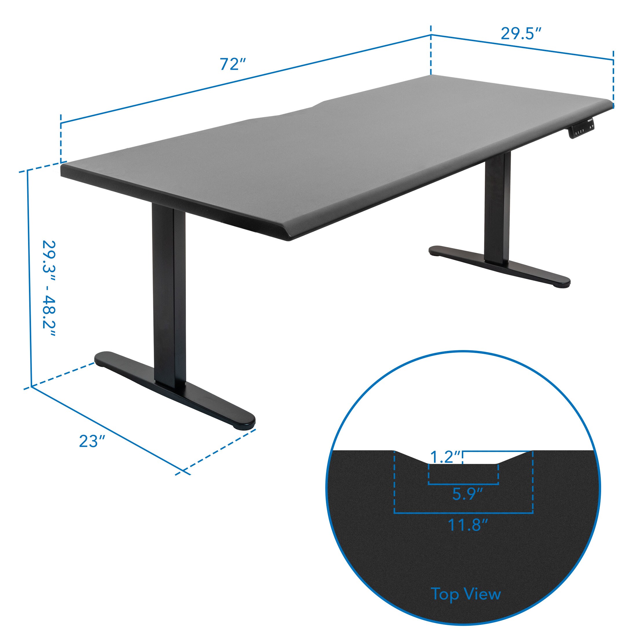 Mount-It! MI-18122 desks - View #11