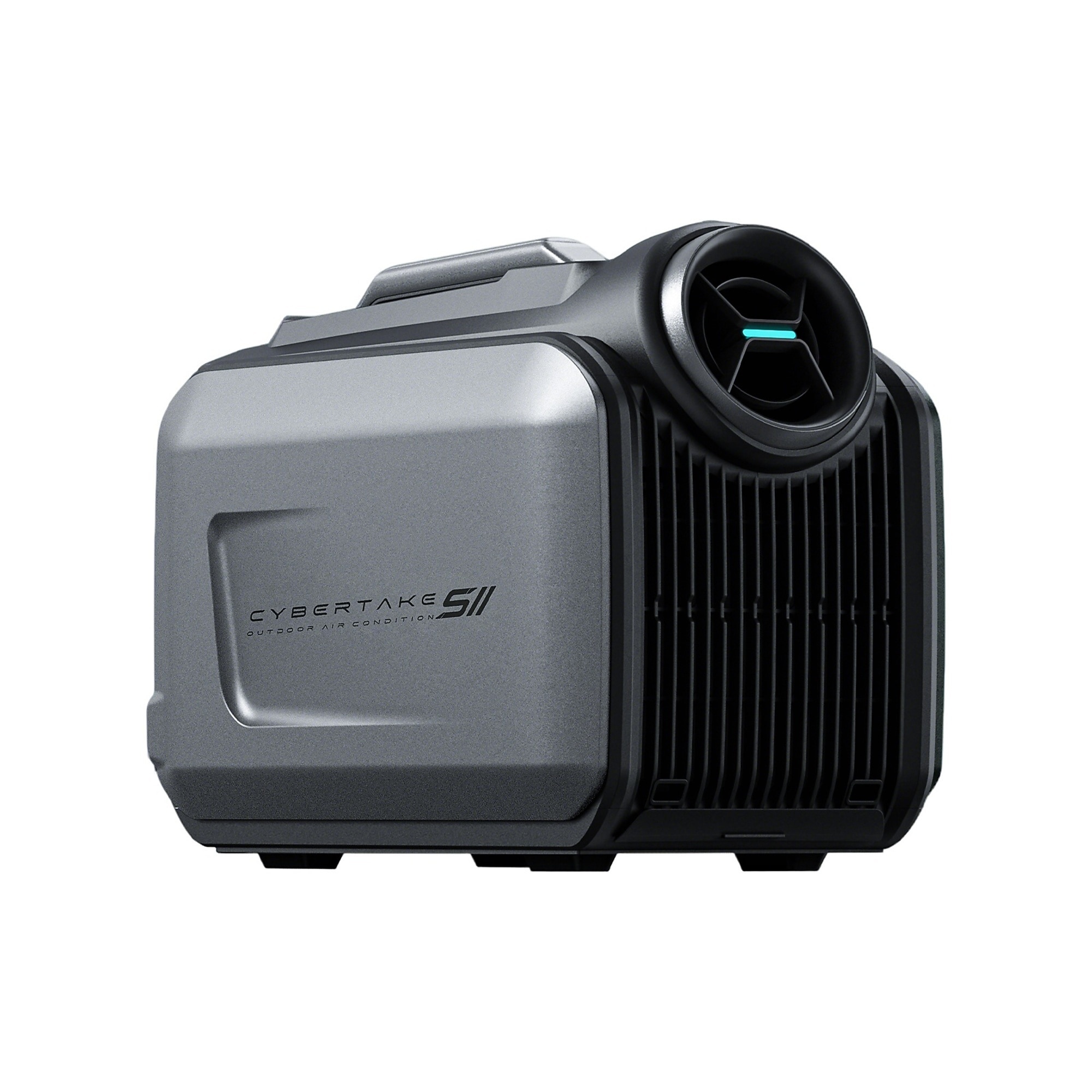 Elexnux 5100 BTU (DOE) 1000 Sq. Ft. Portable Air Conditioner with Heater, Dehumidifier, Remote Included Grey