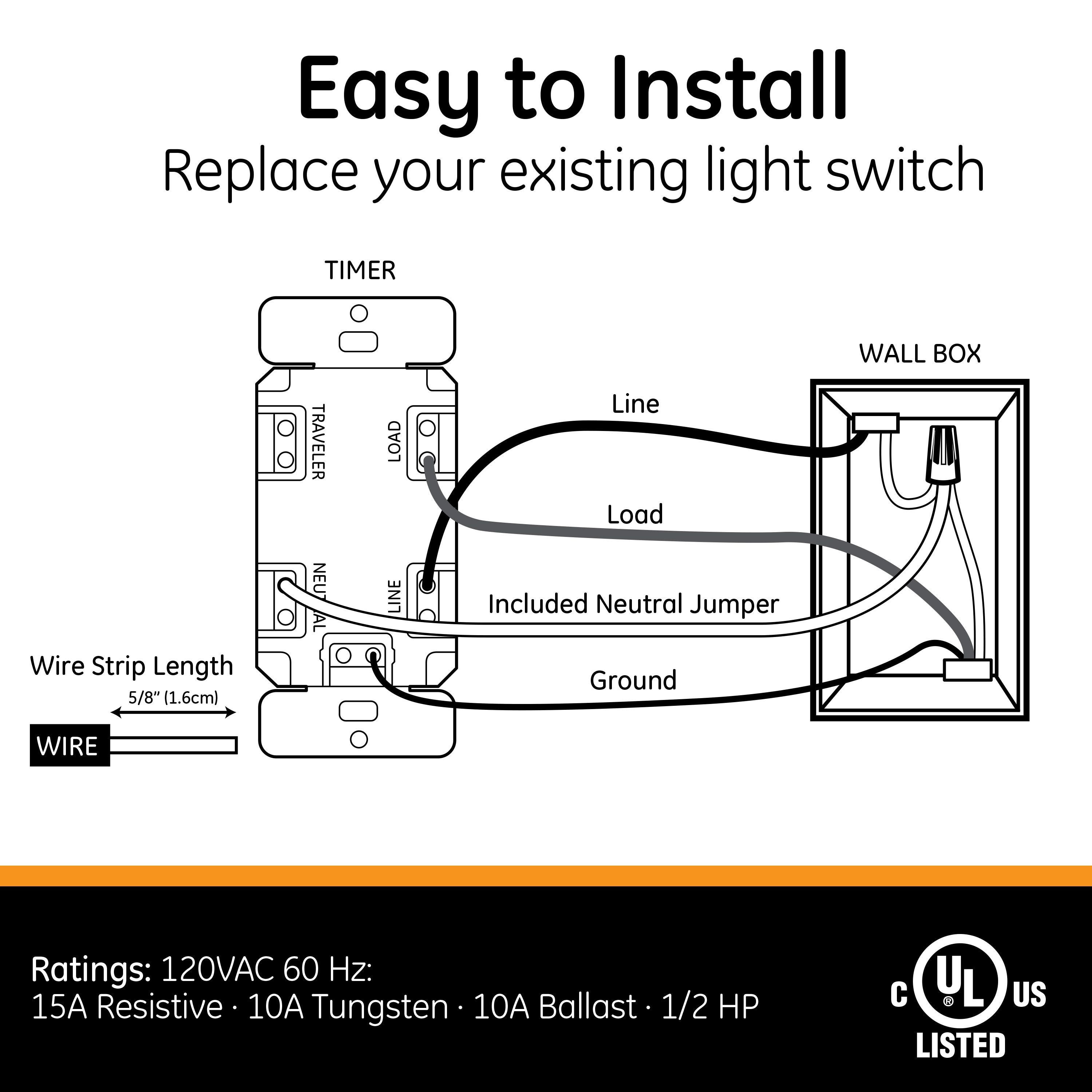 Ge 15-amps 120-volt Wall Mount Lighting Timer In The Lighting Timers 