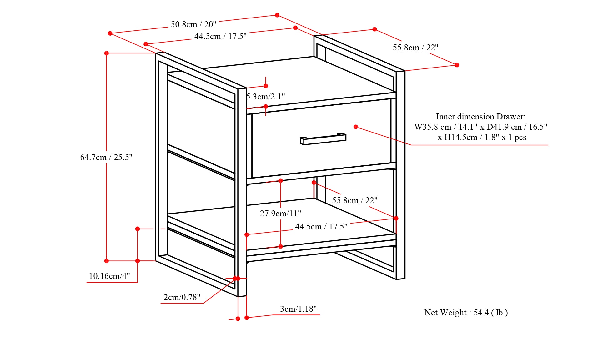 Simpli Home 3AXCRIV-02 End-Tables - View #7