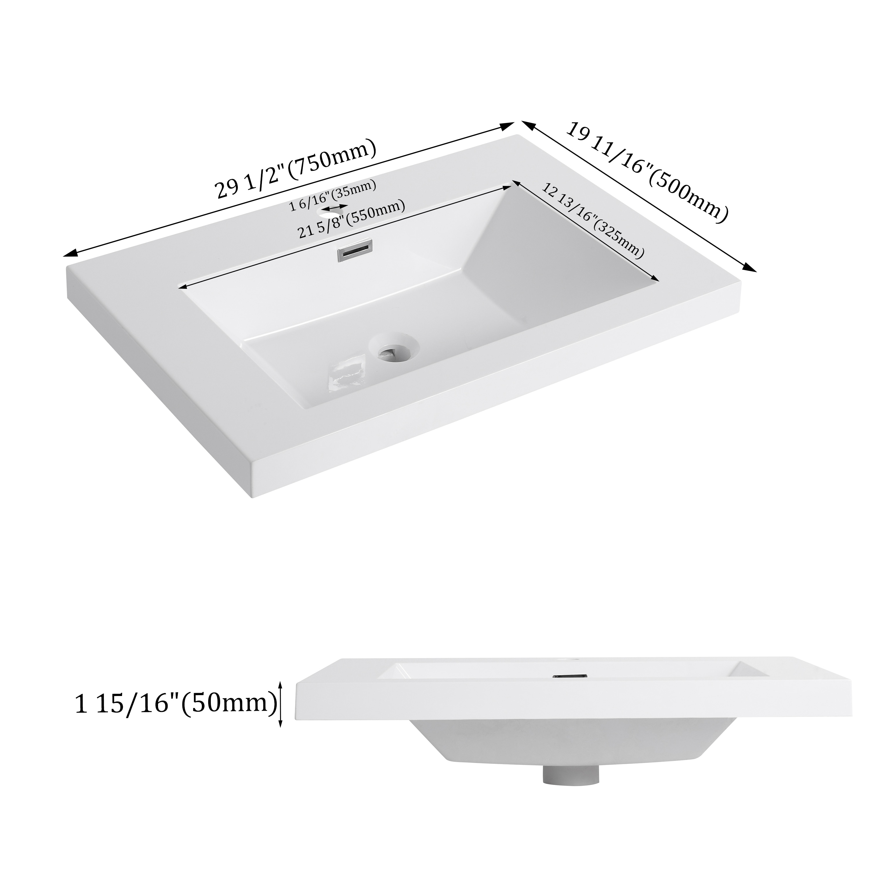 LUXEYARD DS-Y-W999-P225396 Bath-Vanity-Combo - View #2