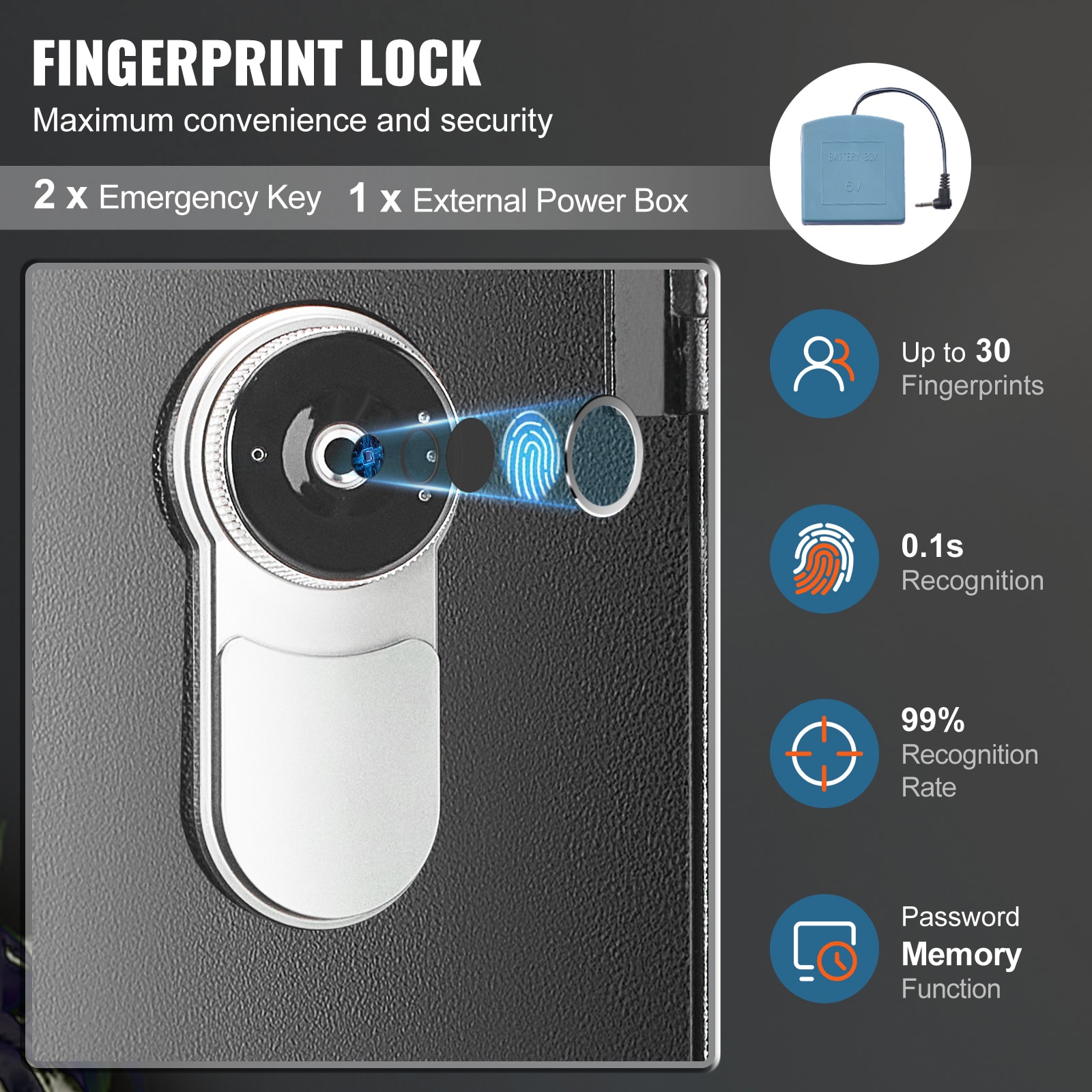VEVOR ZQJBDSXZZWYC56KNLV0 Gun-Safes - View #4