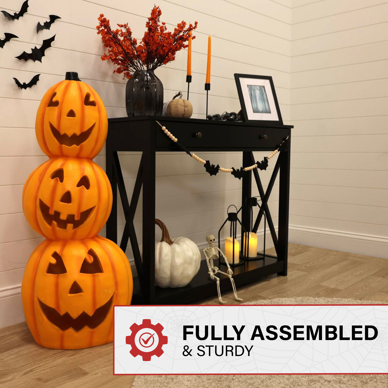 Haunted Hill Farm HHMG036-1PMP-ORG Halloween-Animatronics - View #3