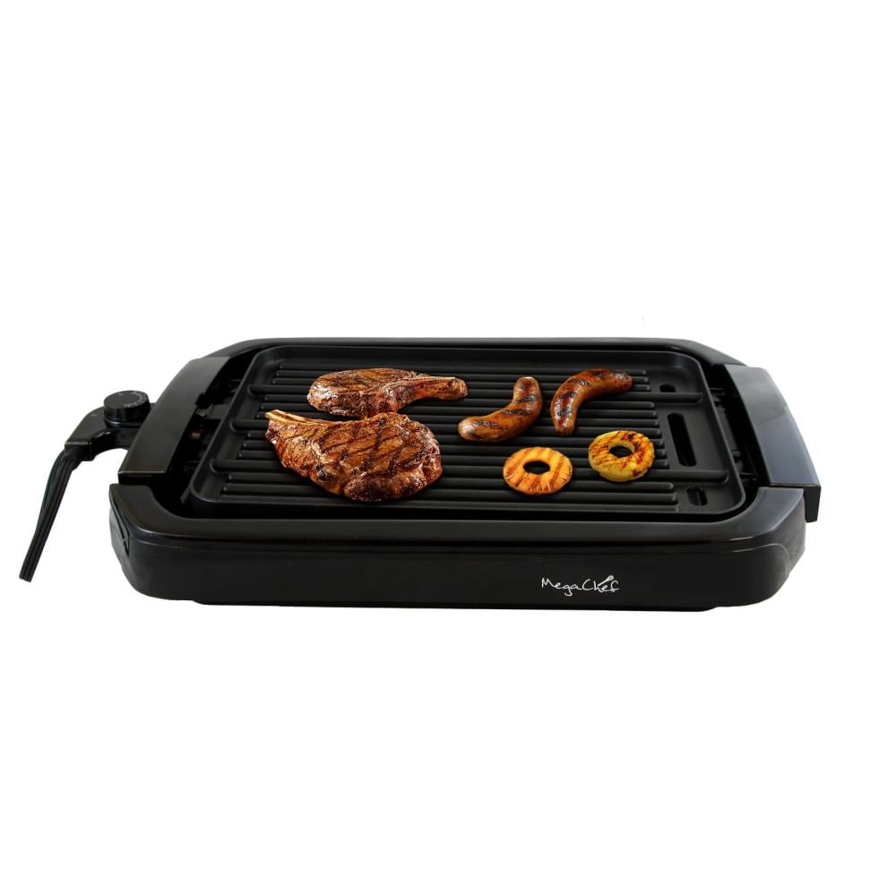 BELLA Electric Griddle with Warming Tray - Smokeless Indoor Grill, Nonstick  Surface, Adjustable Temperature & Cool-touch Handles, 10 x 18, Copper/ Black