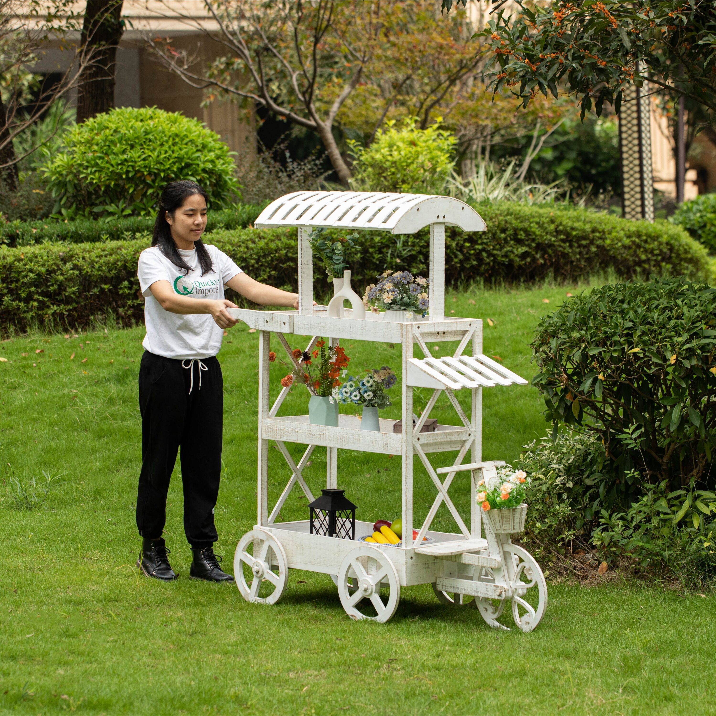 Vintiquewise QI004641 Plant-Stand - View #5