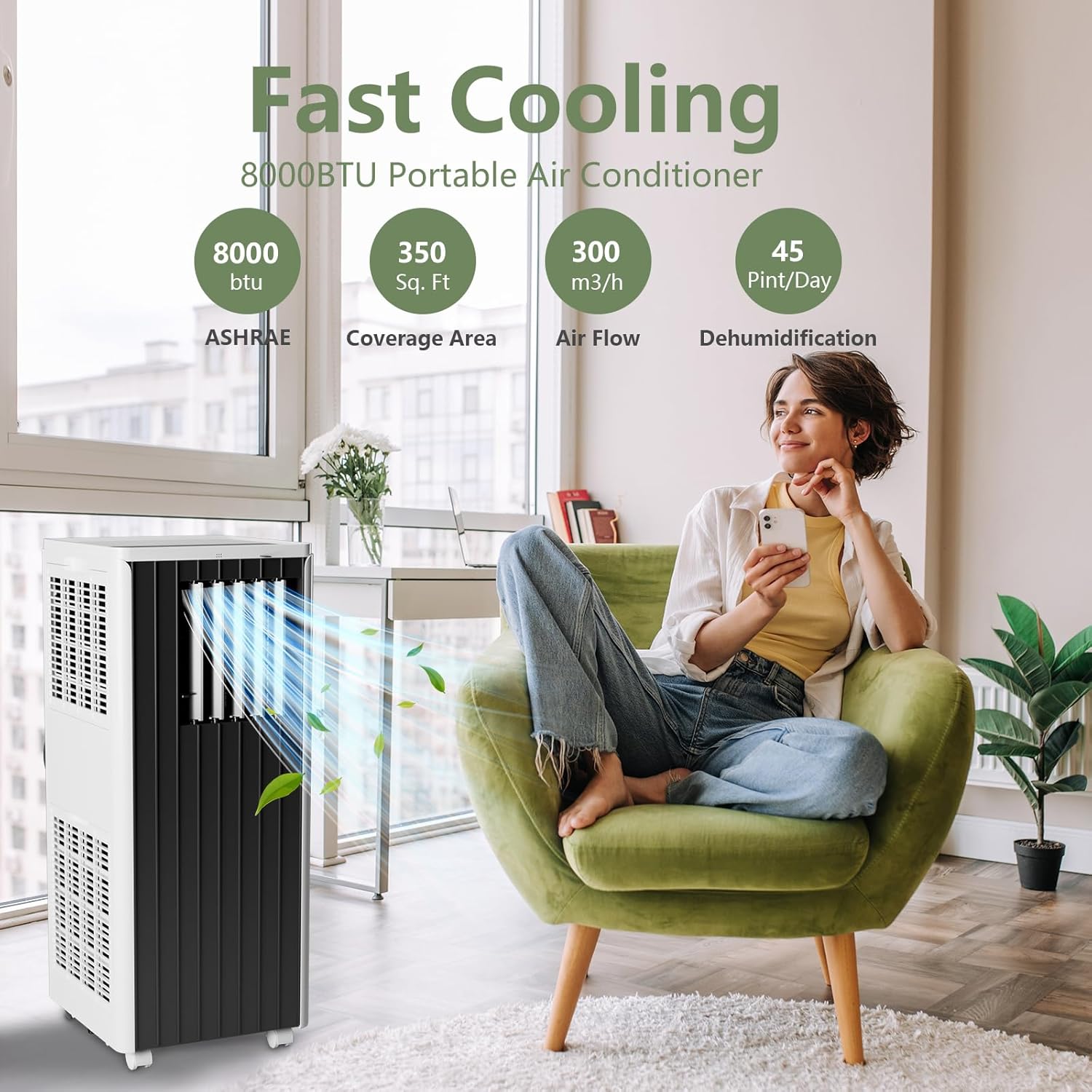 Qeetex ZYS-PHO-107LPIZ1 Portable-Air-Conditioners - View #3
