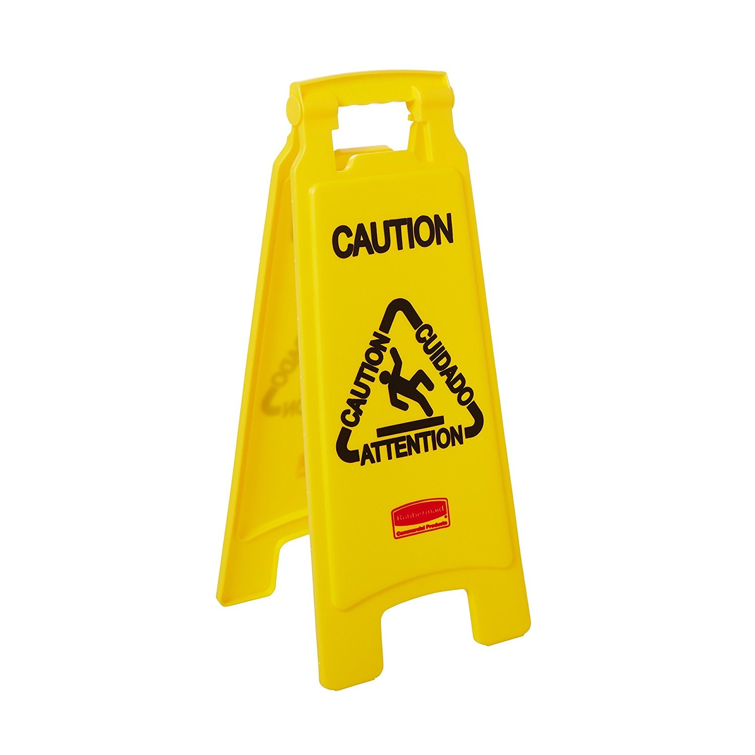 Rubbermaid Commercial Products 25-in Yellow Traffic Safety Sign at ...