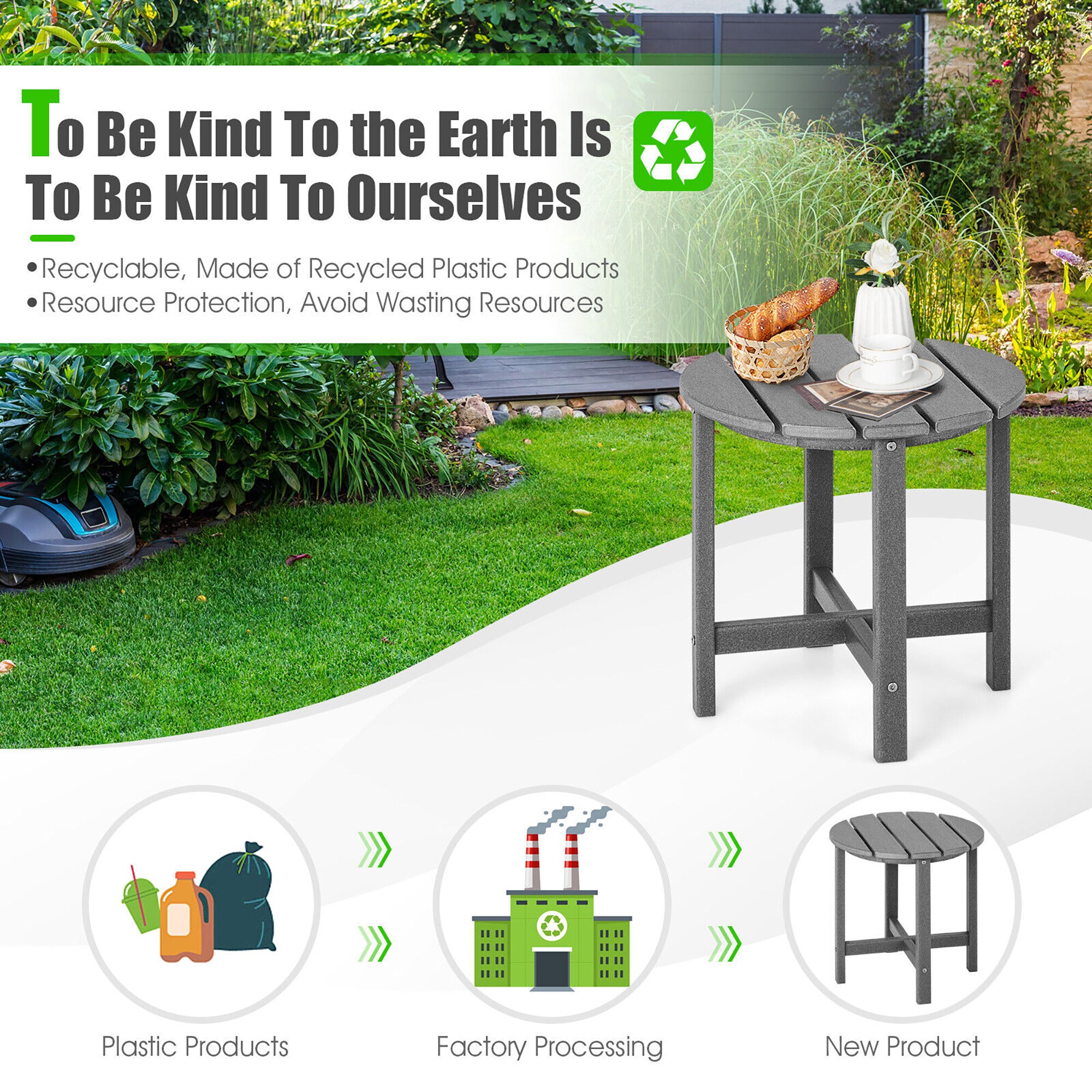 Forclover HYFW-T940GR Patio-Tables - View #7