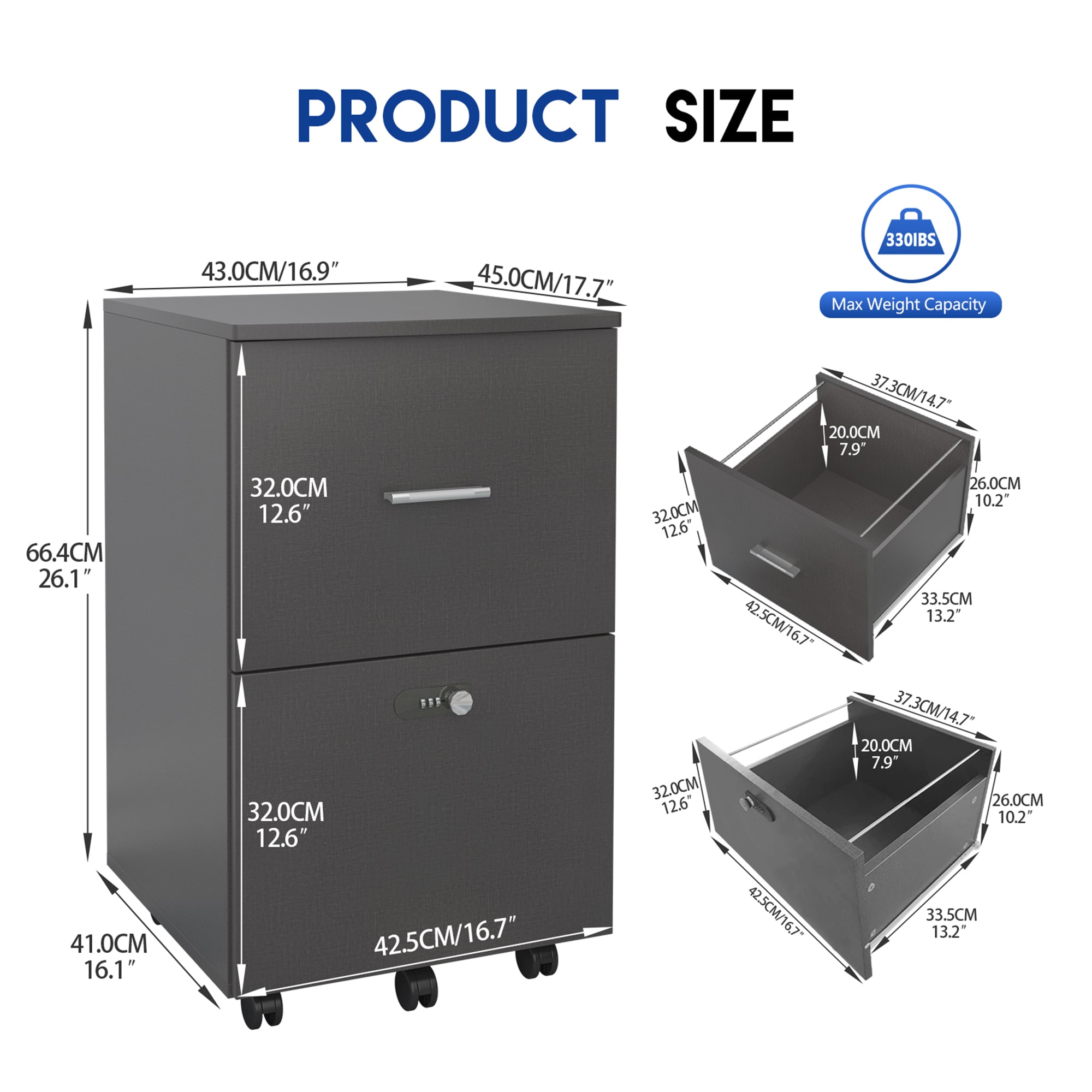 Clihome WCH-72WGY Storage-Cabinets - View #9
