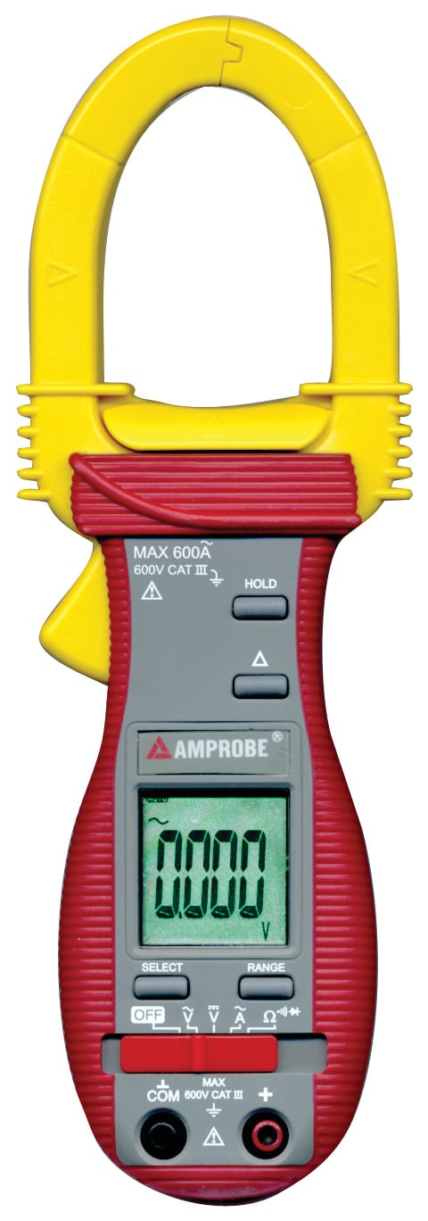 Non-contact Digital Clamp Meter Multimeter 600-Volt in Red | - Amprobe ACD-6 PRO