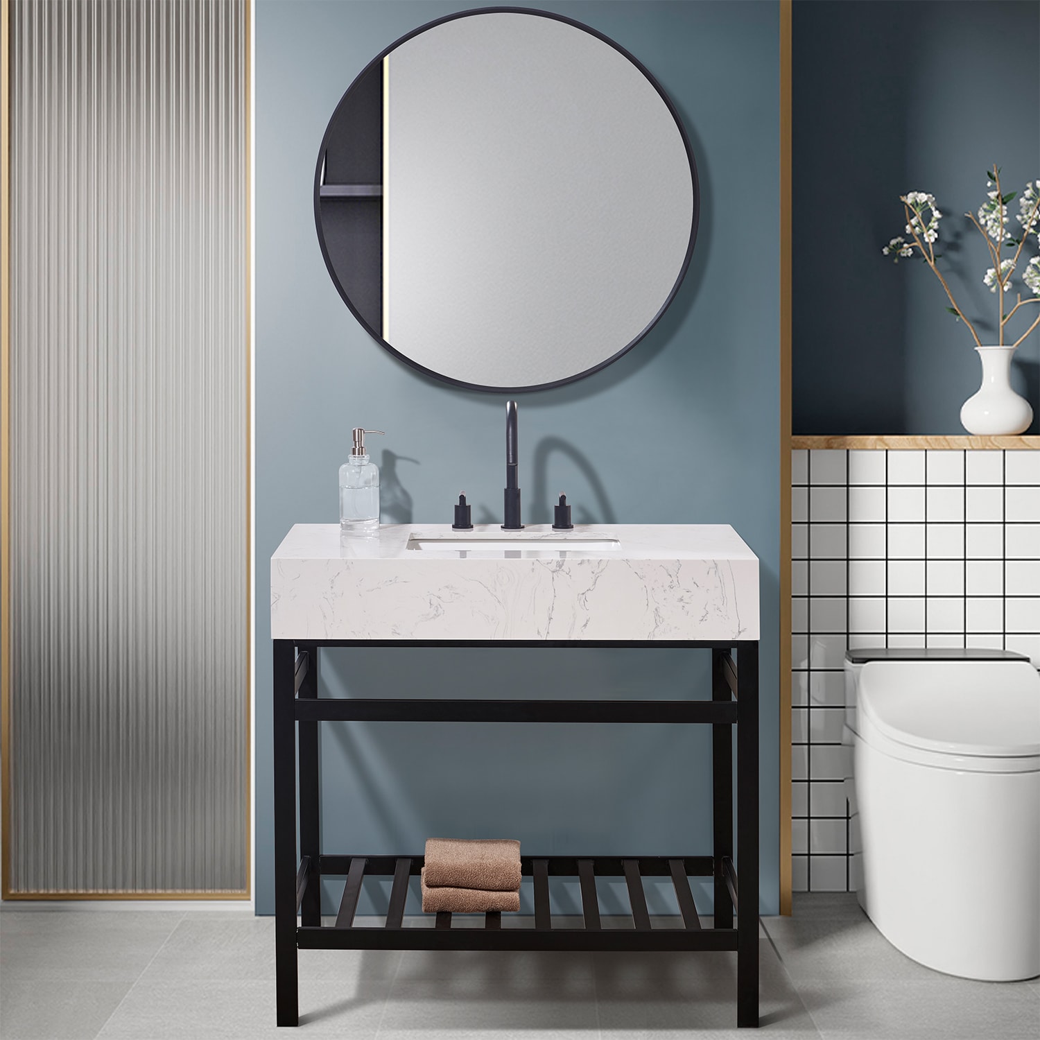 Altair 68036-AWAP-MB Bath-Vanity-Combo - View #7