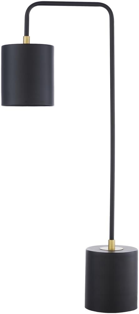 Surya BME-002 Boomer 25-in Black On/Off switch Table Lamp with Metal Shade