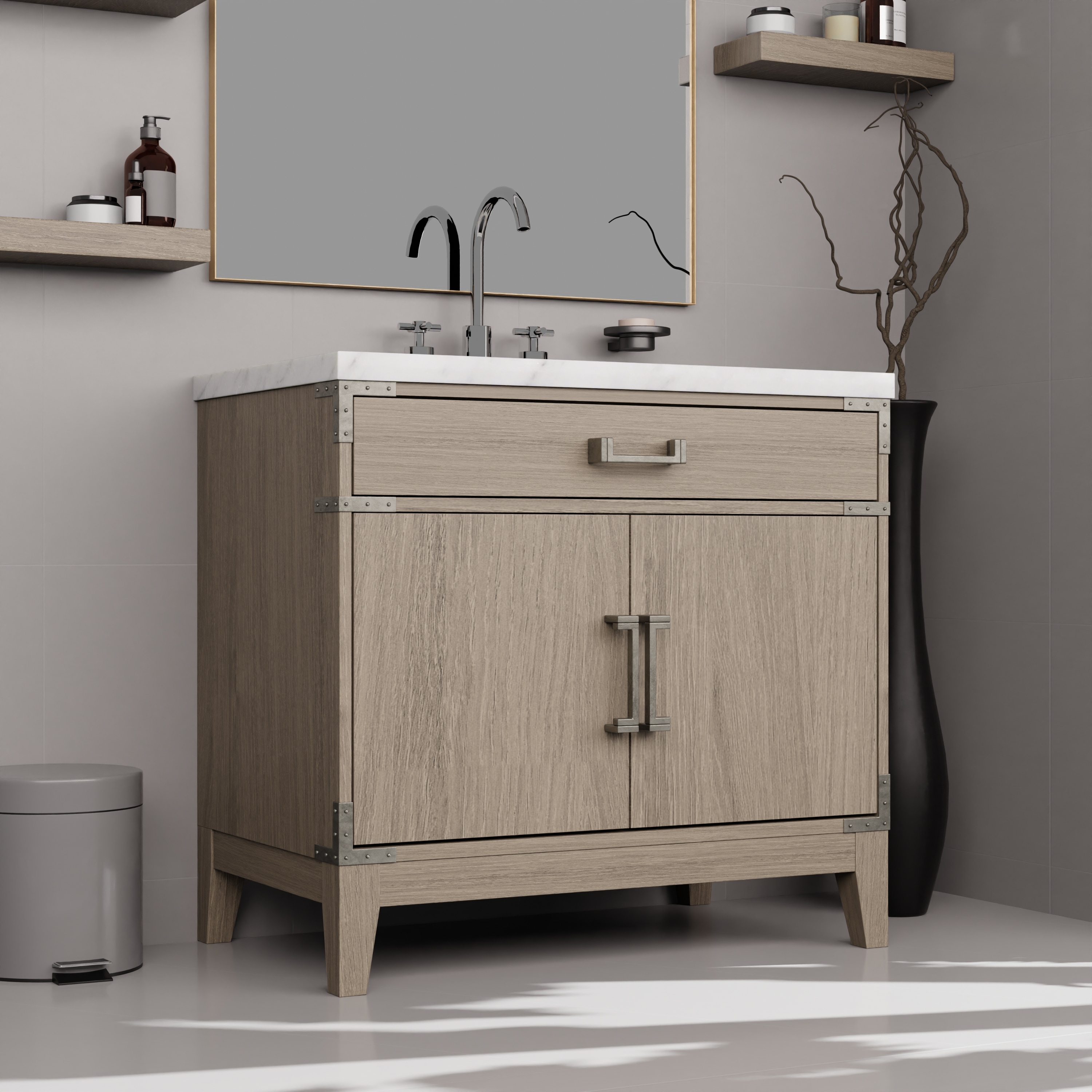 Lexora LVW36SR110 Bath-Vanity-Combo - View #12