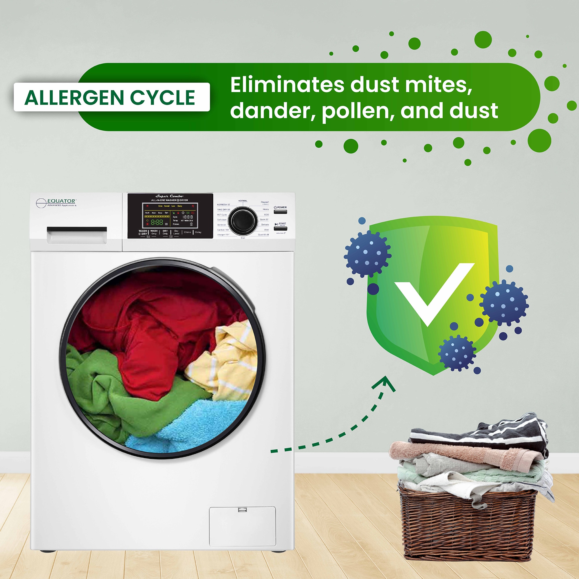 Equator Advanced Appliances EZ 4700 C WHITE Combination-Washers-Dryers - View #12