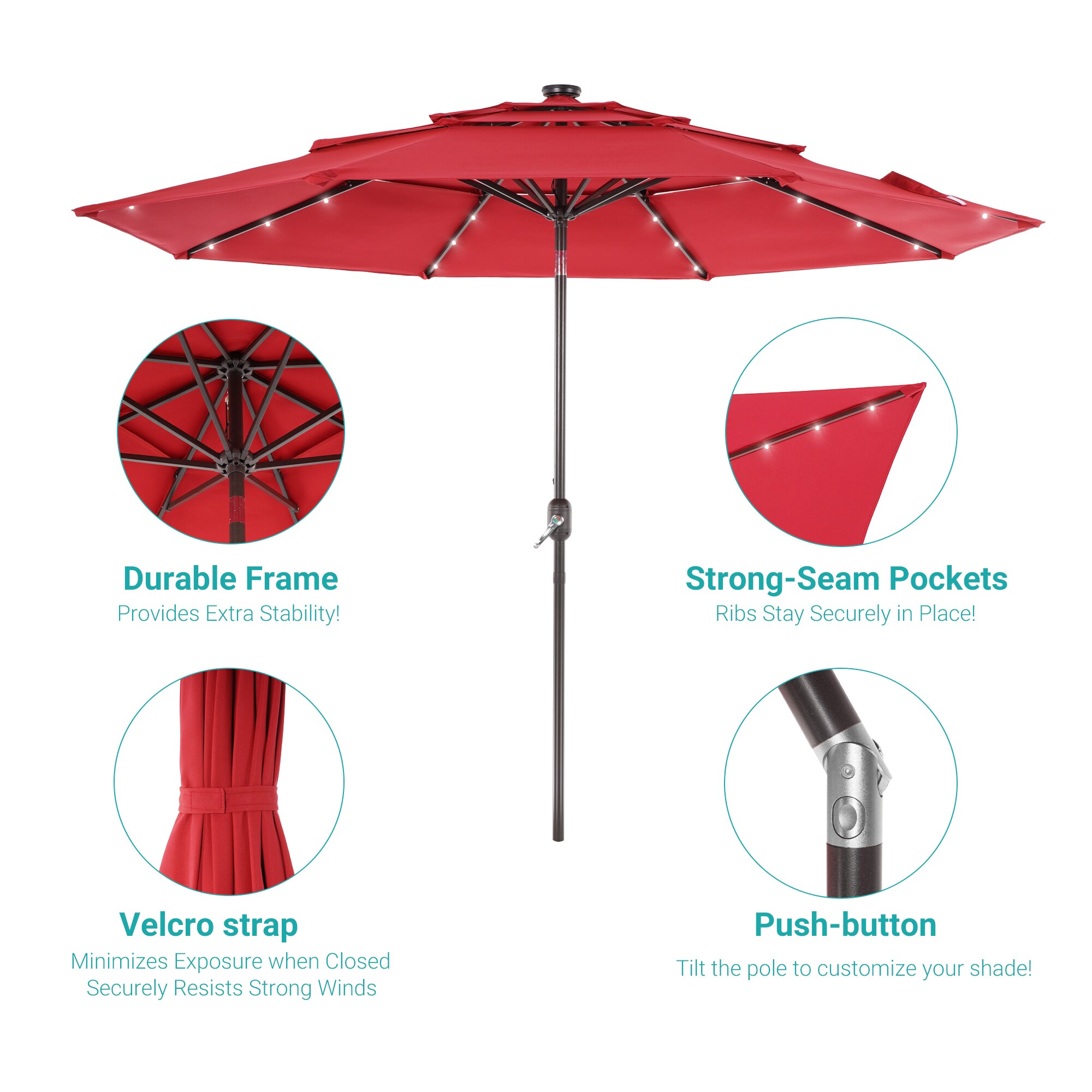 ACEGOSES LW-LED10RD Umbrellas-2 - View #5