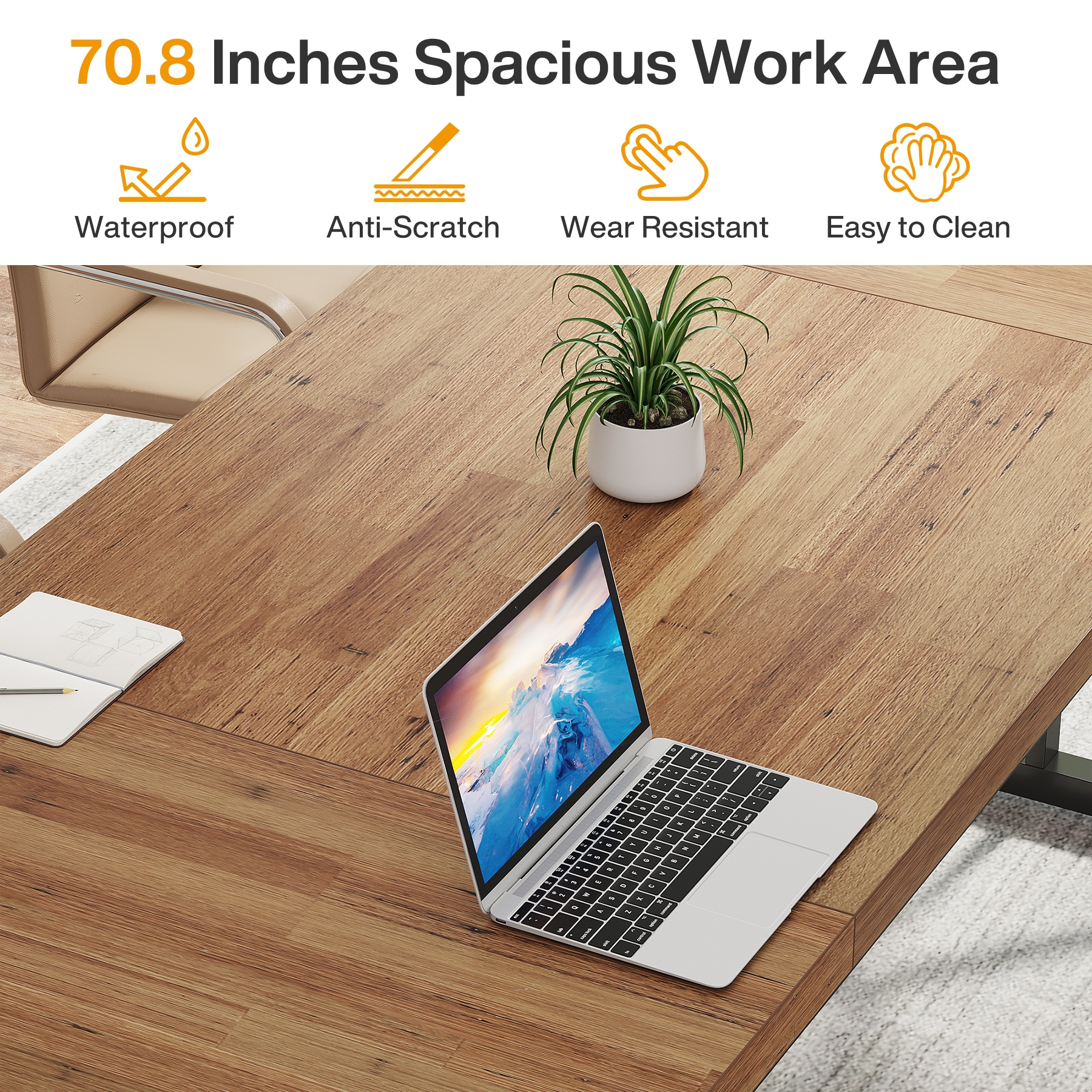 Tribesigns LWFD-JW0904 Office-Tables - View #4
